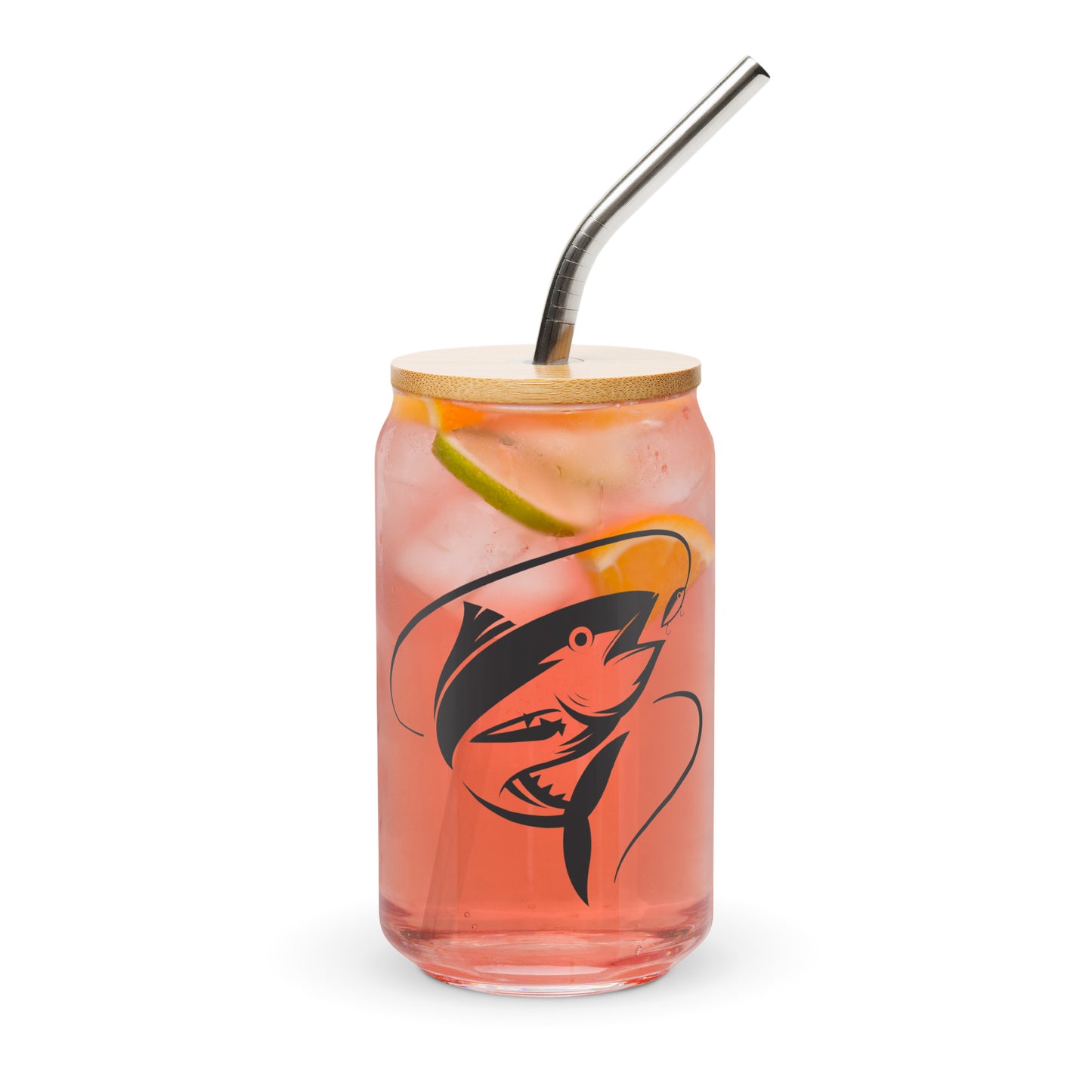 Angler #3 954 Signature Can-shaped glass