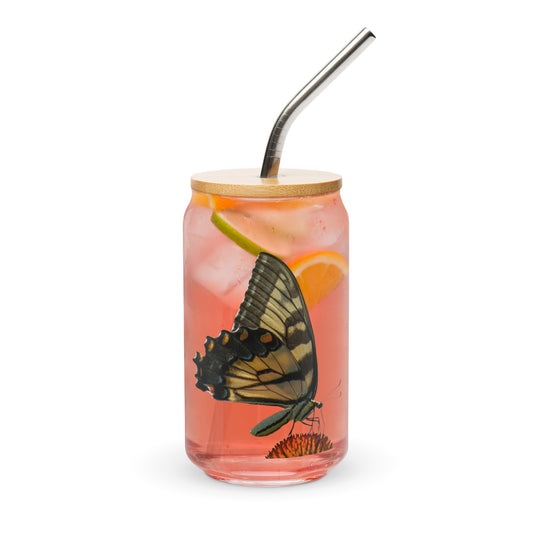 Butterfly 954 Signature Can-shaped glass