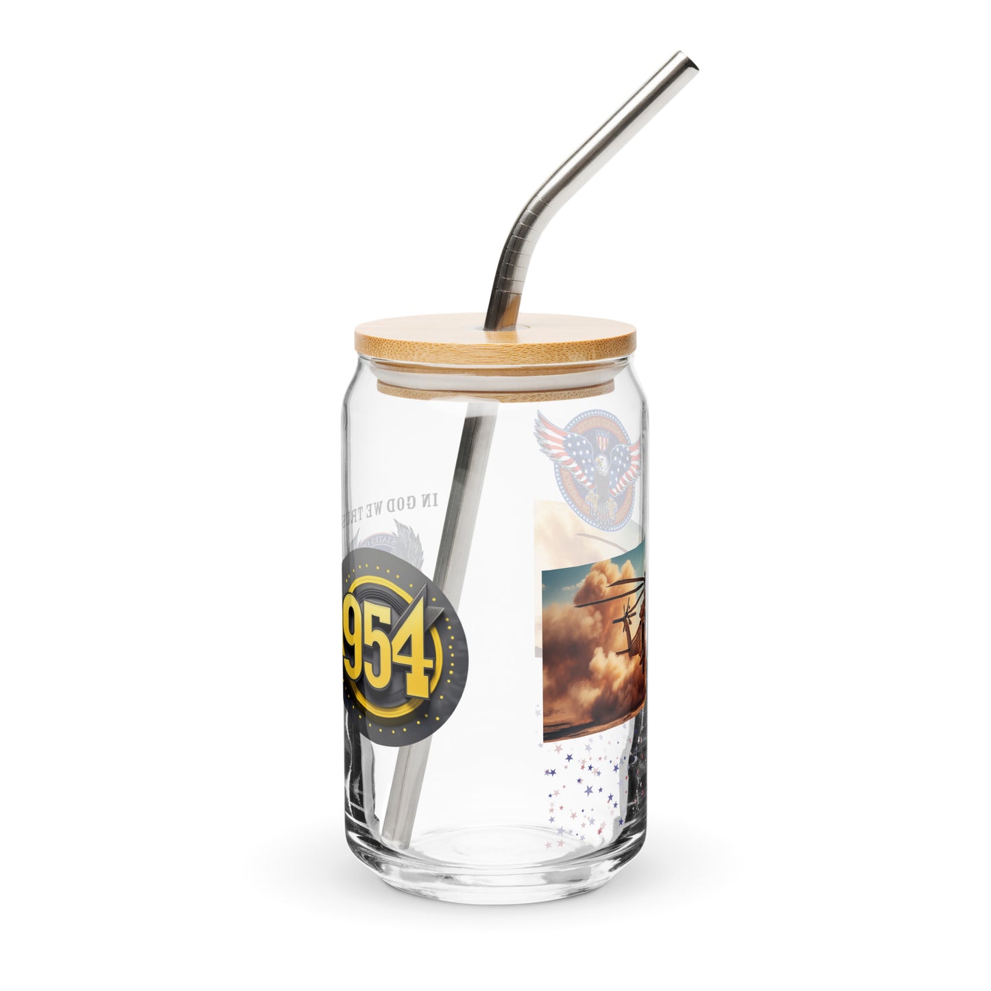 HELO #2 954 Signature Can-shaped glass