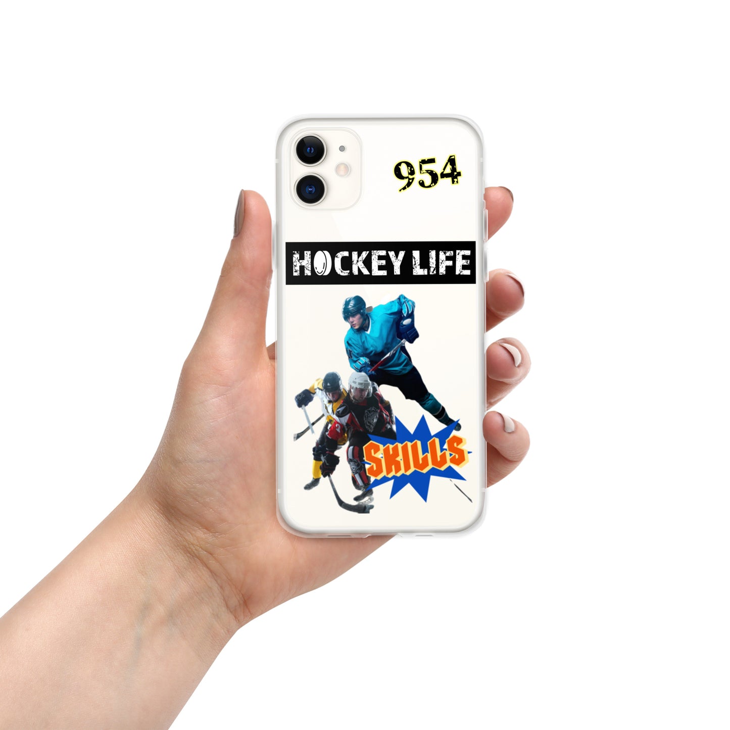 Hockey Life 954 Signature Clear Case for iPhone®