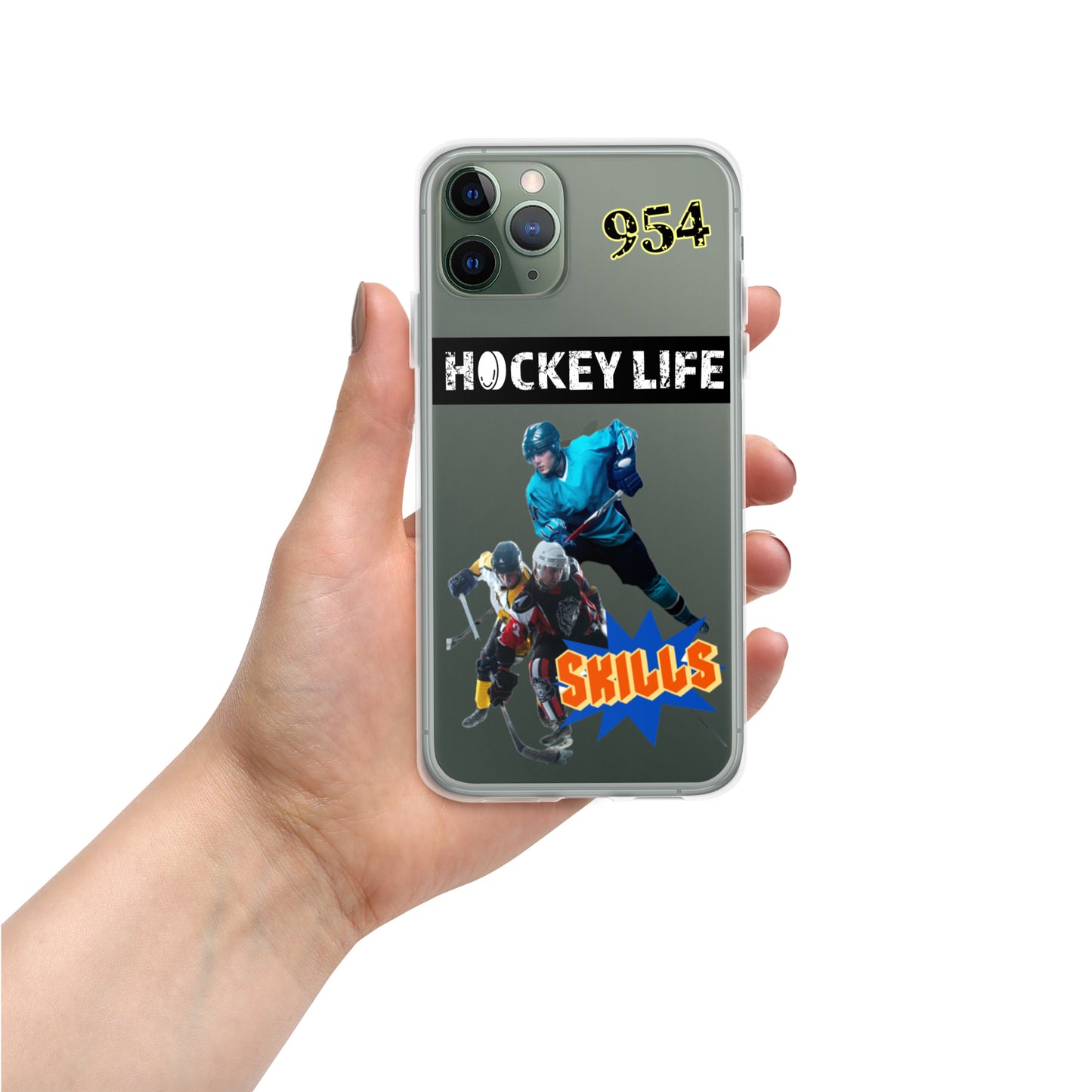 Hockey Life 954 Signature Clear Case for iPhone®