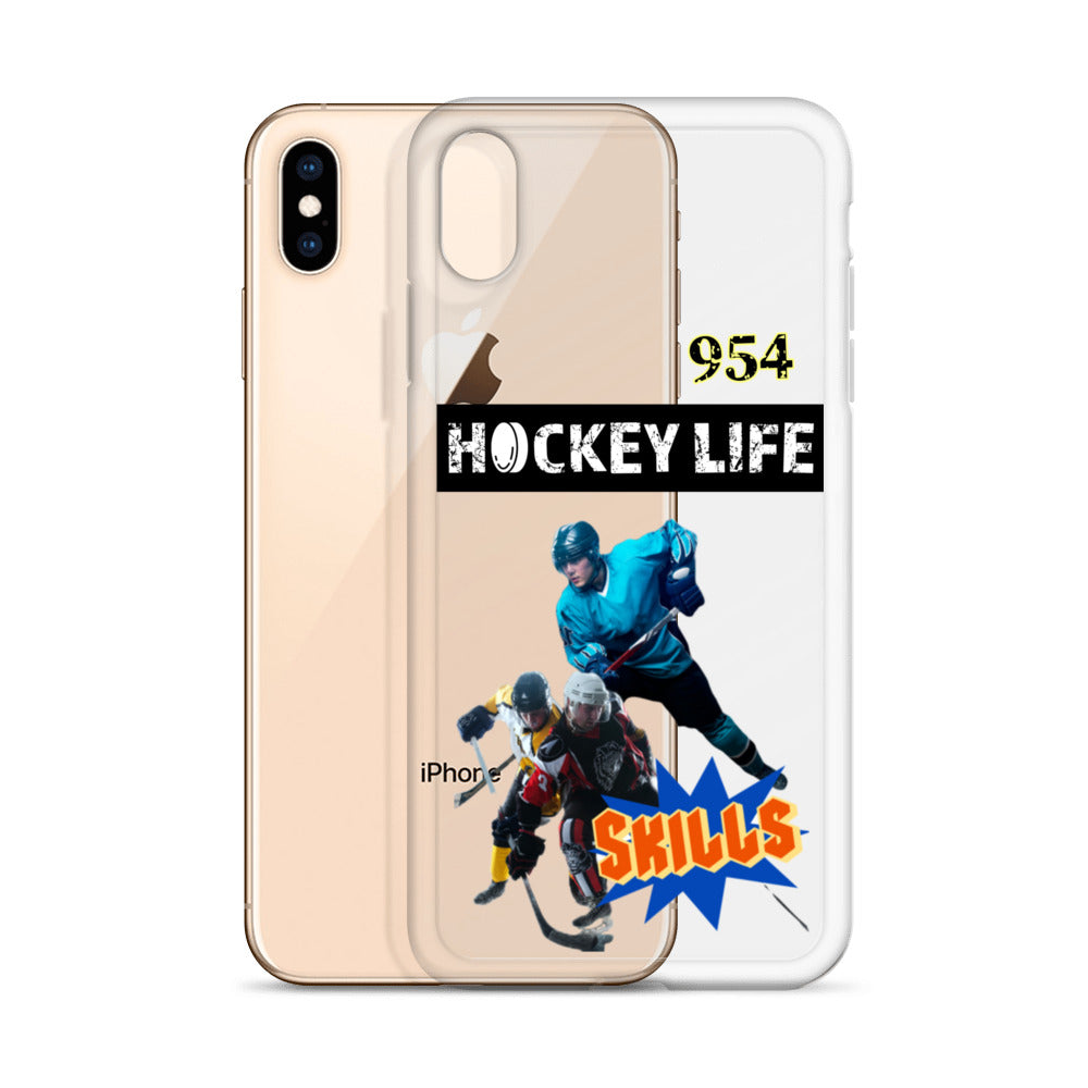 Hockey Life 954 Signature Clear Case for iPhone®