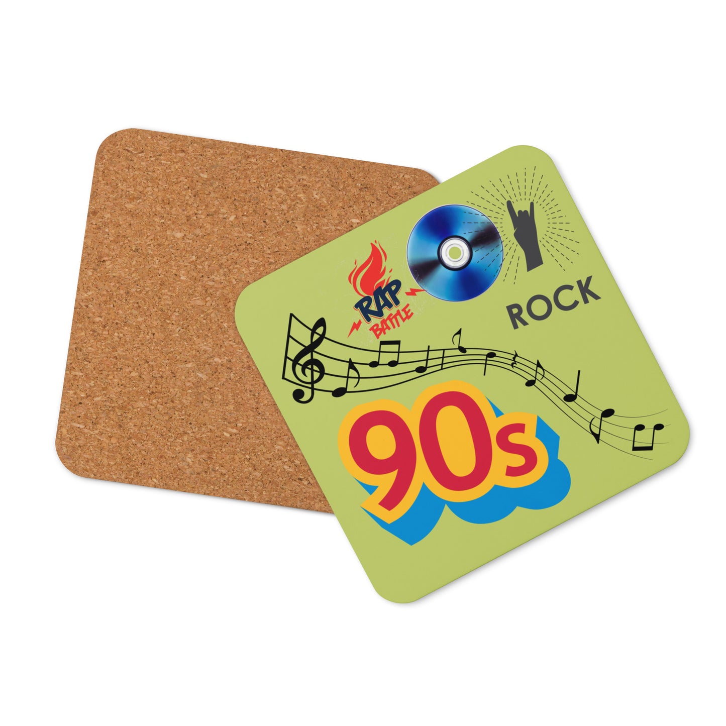 90 RETRO 954 Cork-back coaster