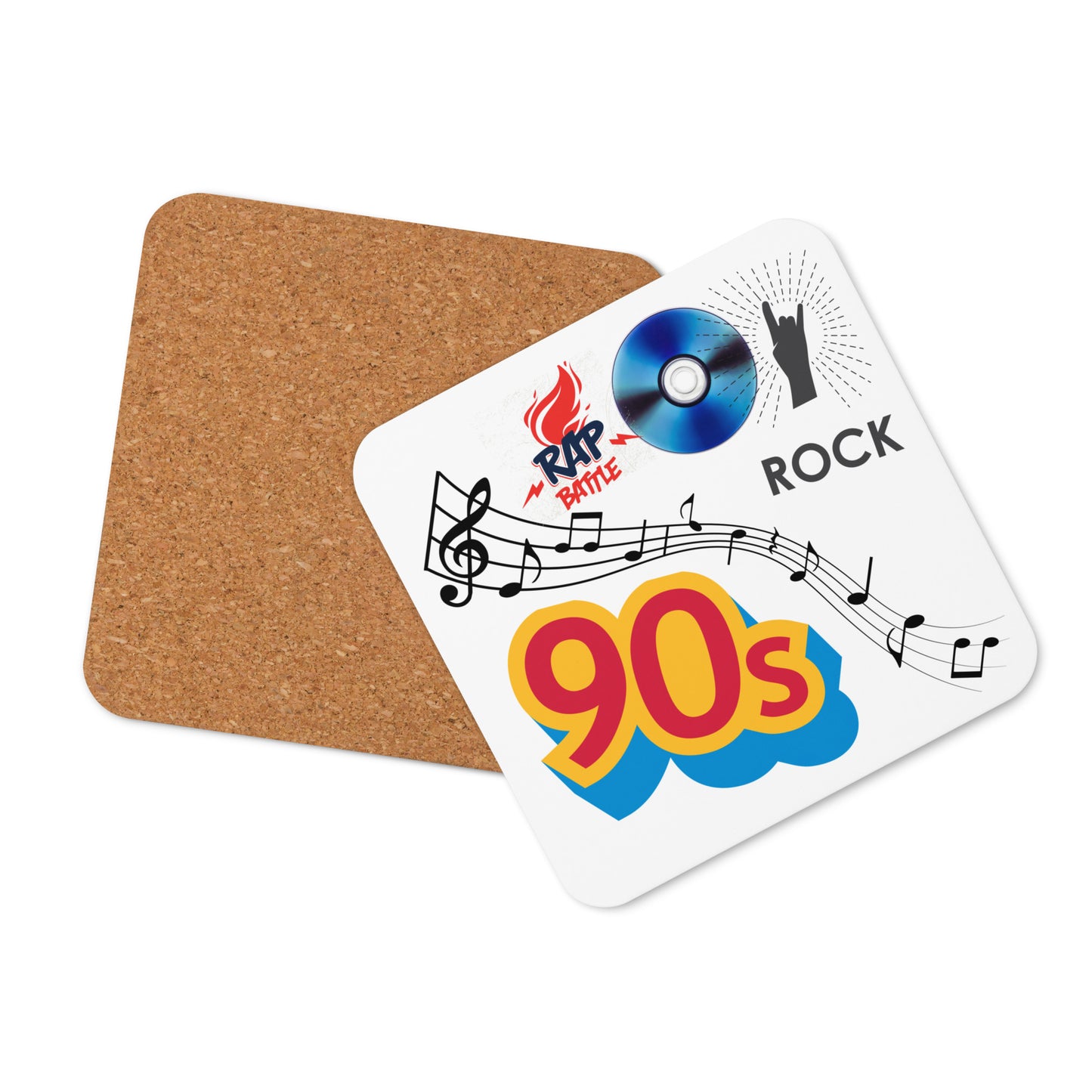 90s RETRO 954 Cork-back coaster