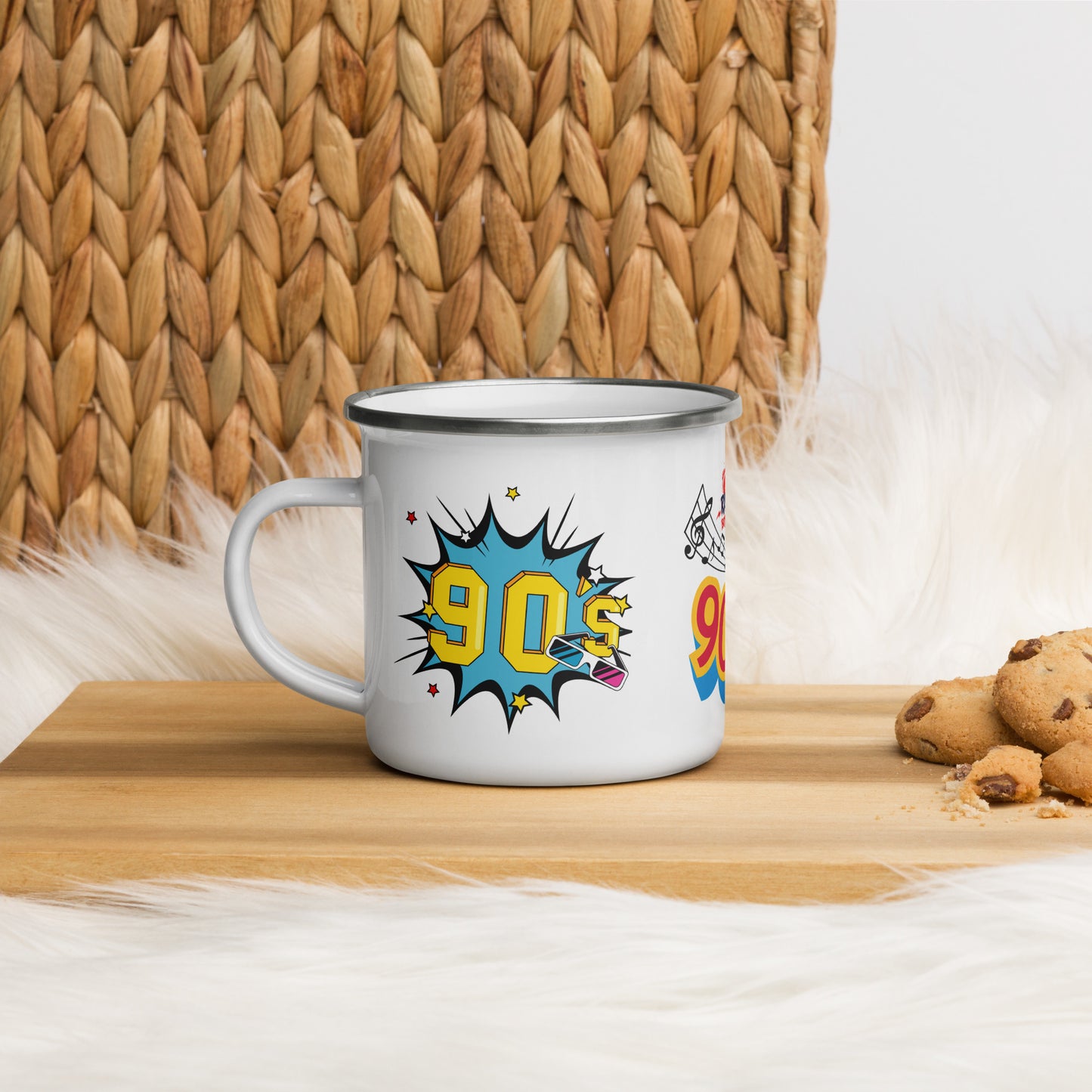 90's RETRO 954 Enamel Mug