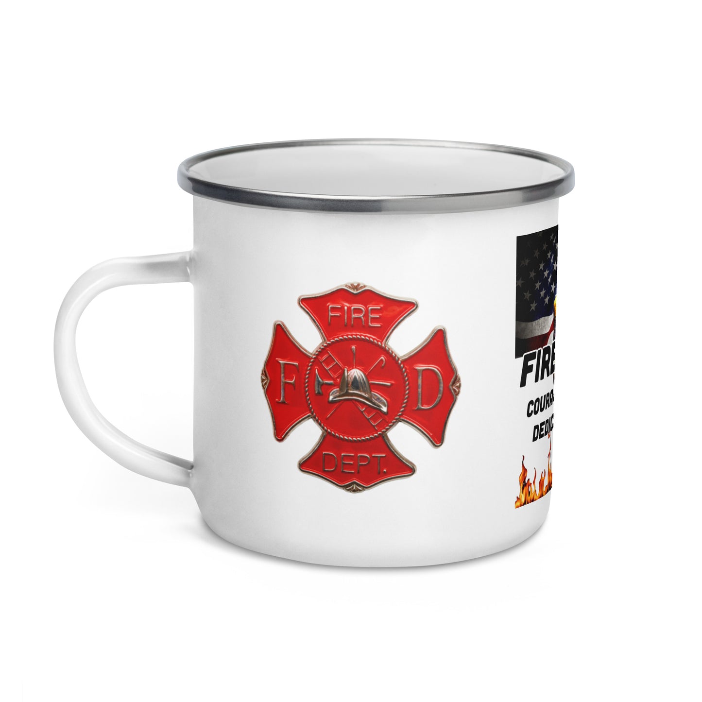 Firefighter 954 Enamel Mug