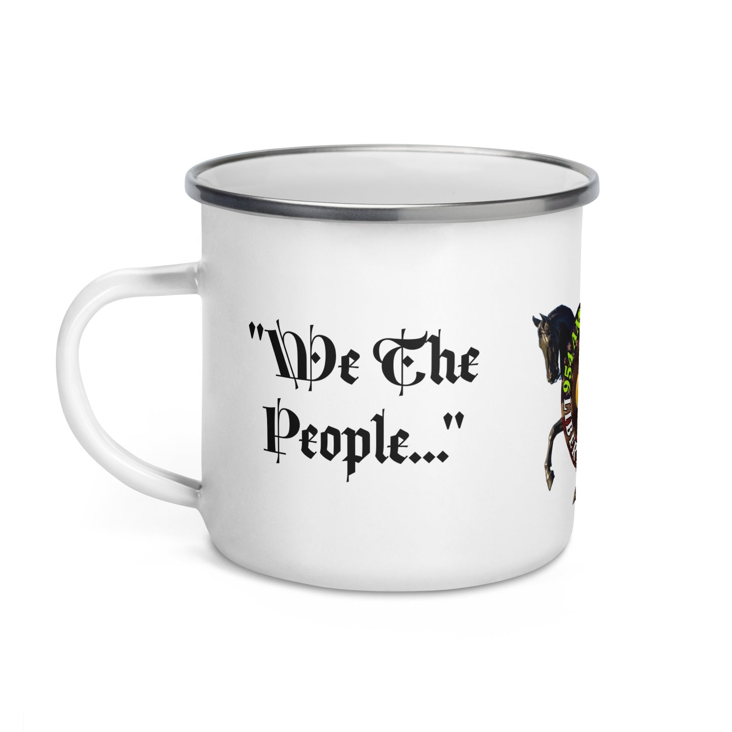 954 American Angle Enamel Mug