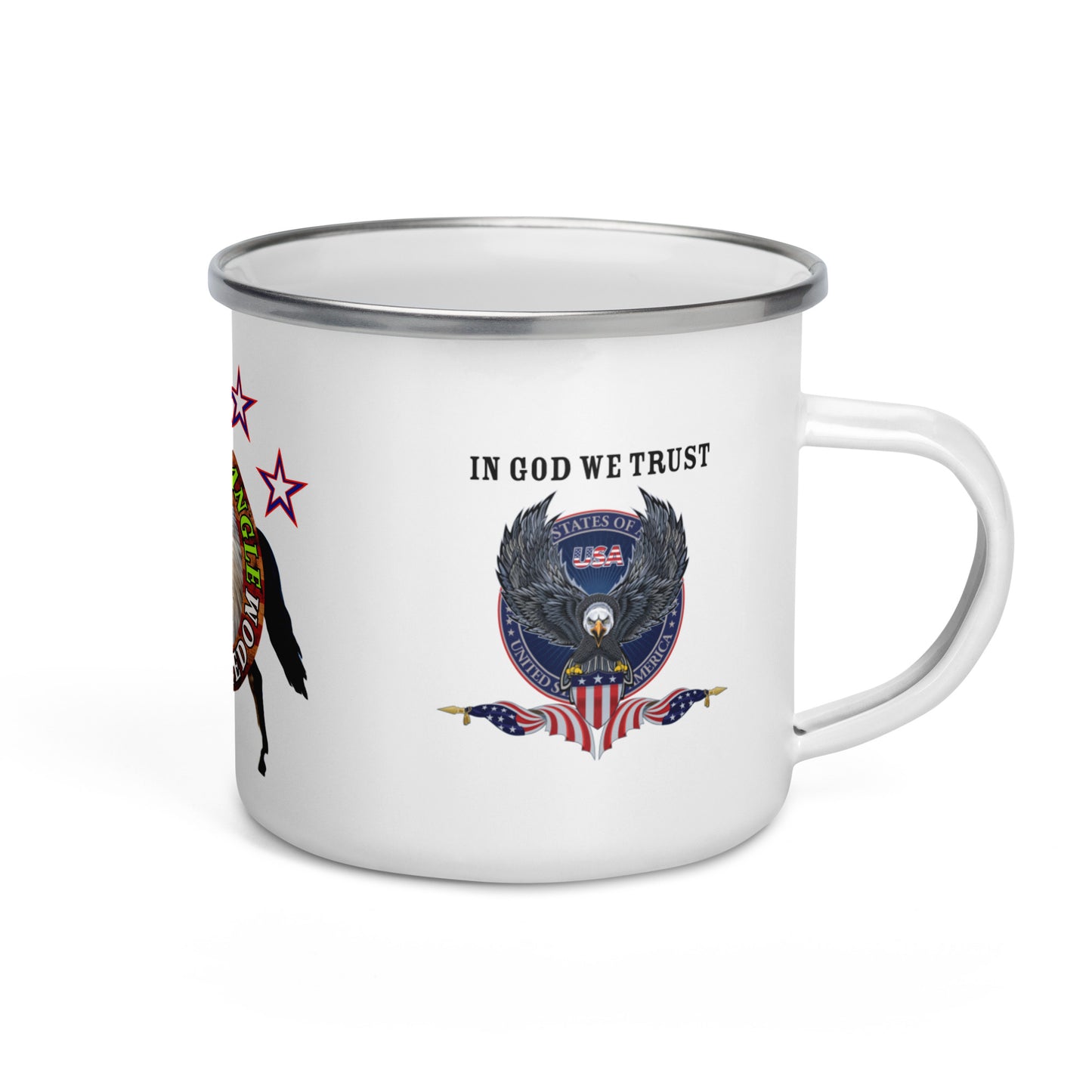 954 American Angle Enamel Mug