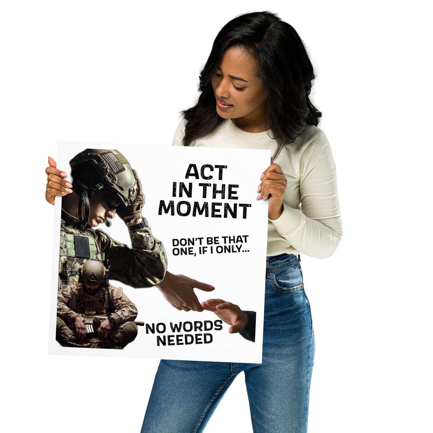 Act in the Moment 954 Signature Poster