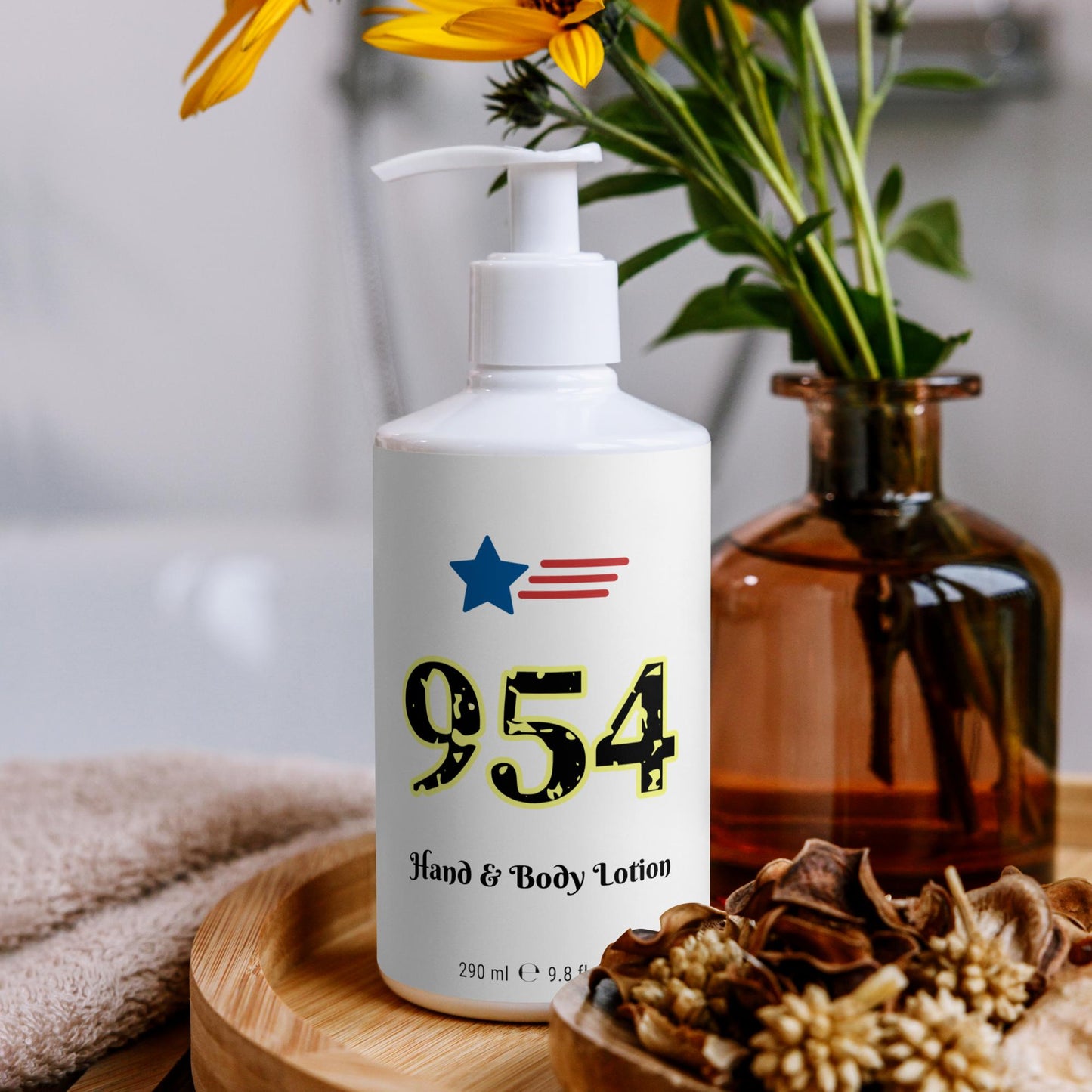 954 Signature Floral hand & body lotion