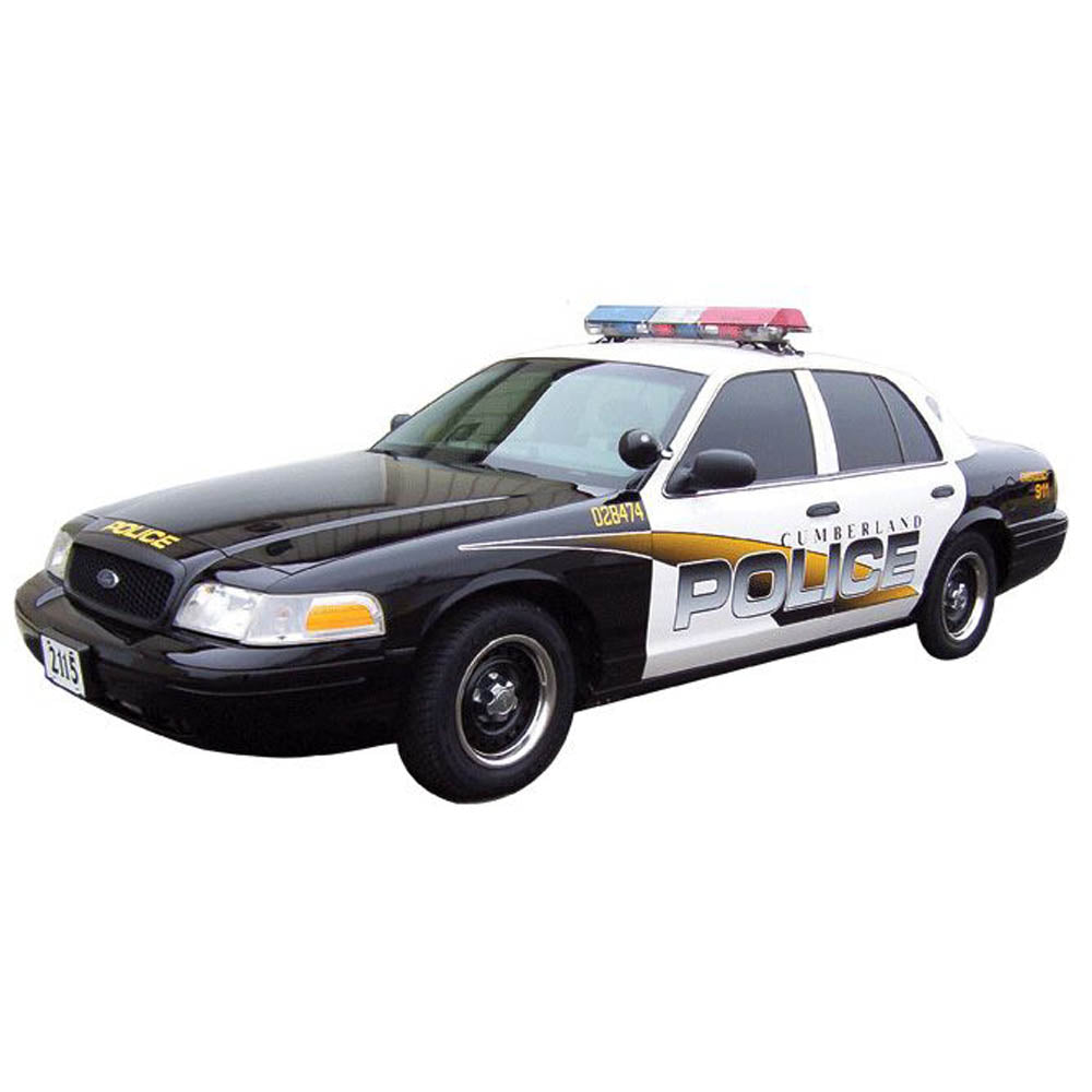 Ford Interceptor Police Car Wall Decal (3 Sizes Available)