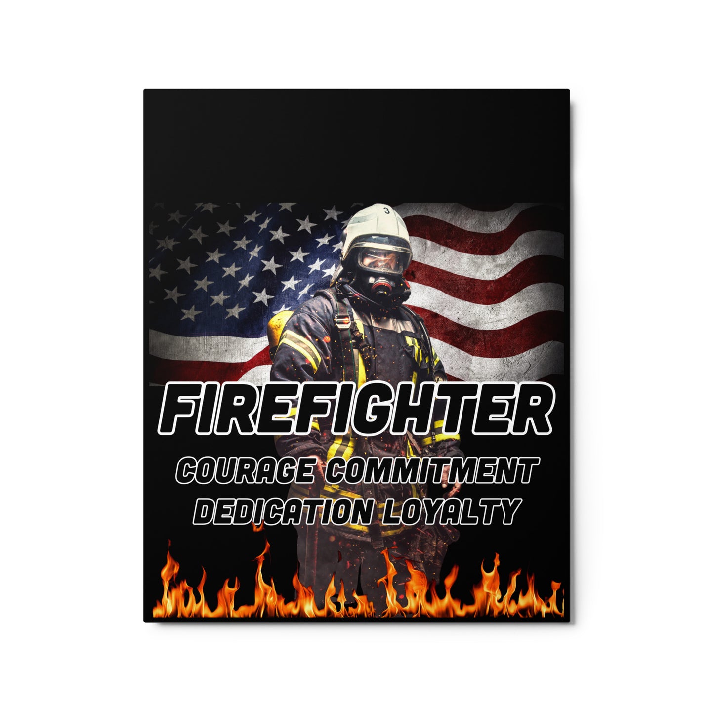 Firefighter 954 Metal prints