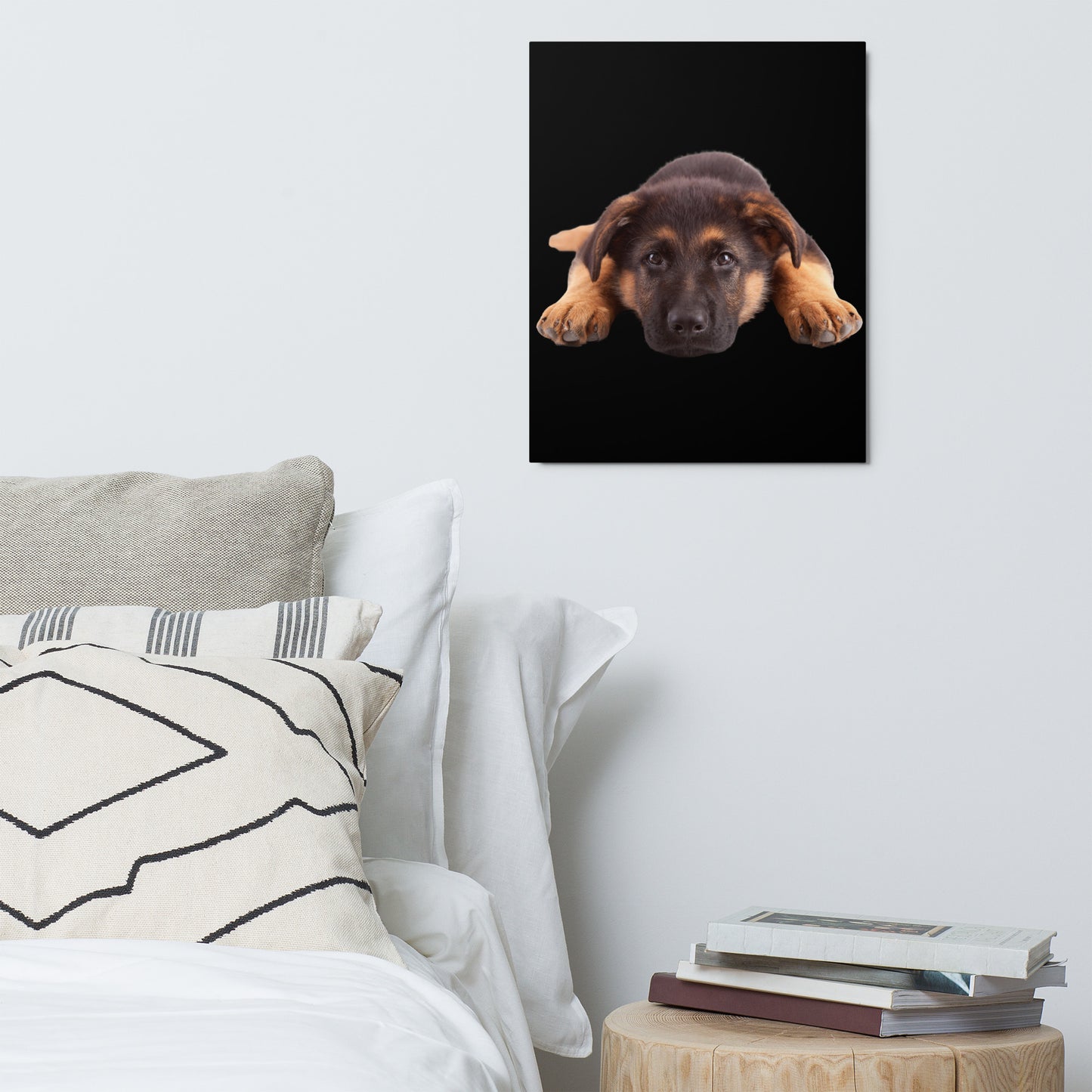 Shepherd Puppy 954 Signature Metal prints