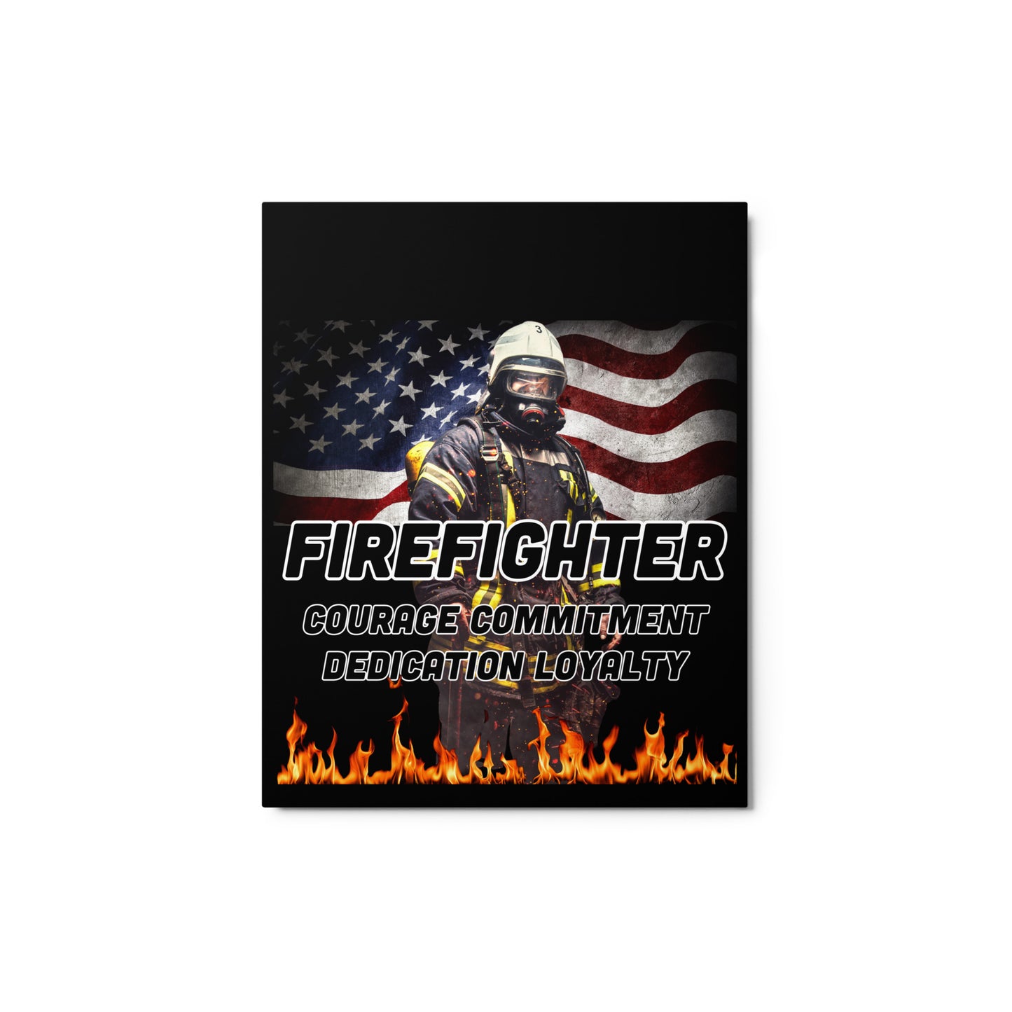 Firefighter 954 Metal prints