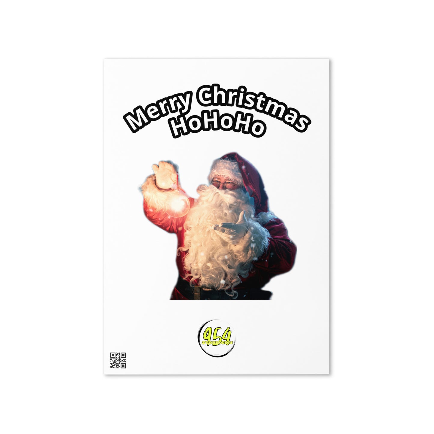 Santa 954 Signature Greeting card