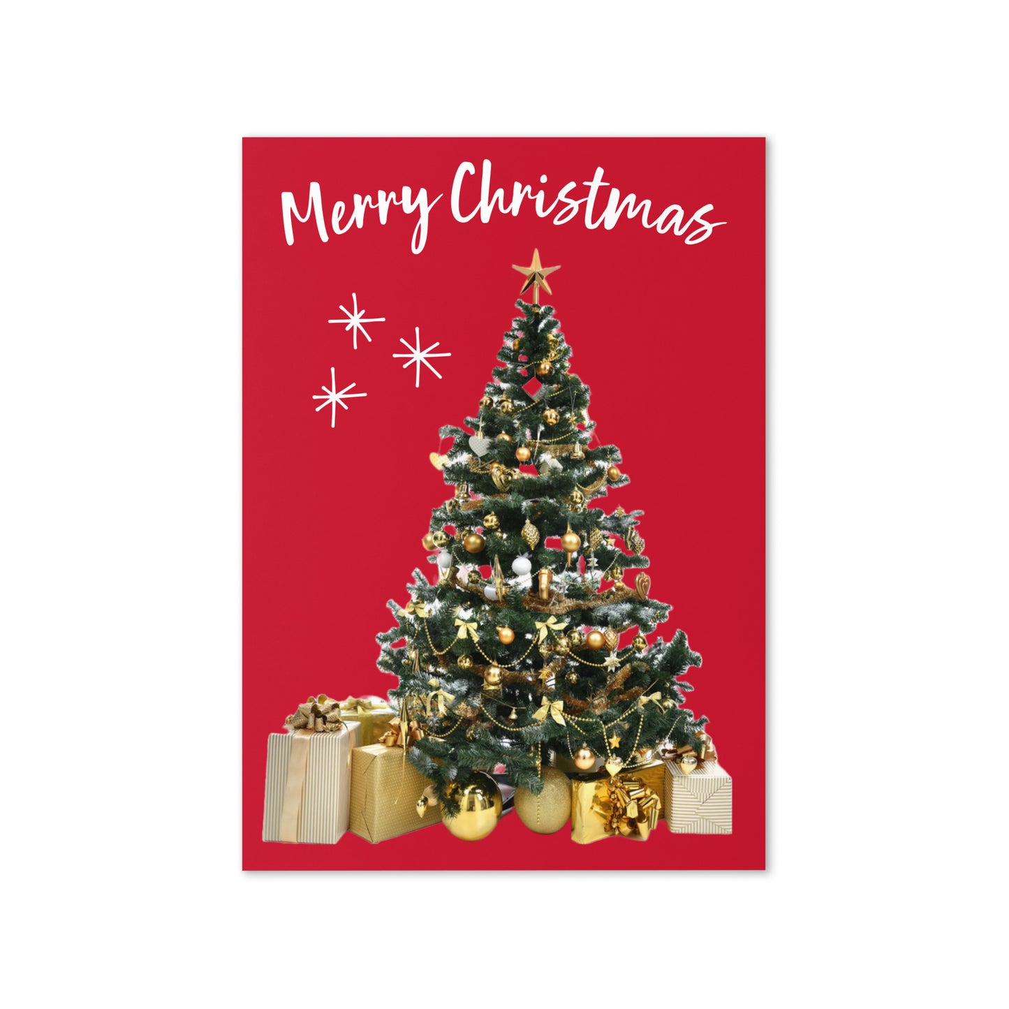 Christmas Tree 954 Signature Greeting card