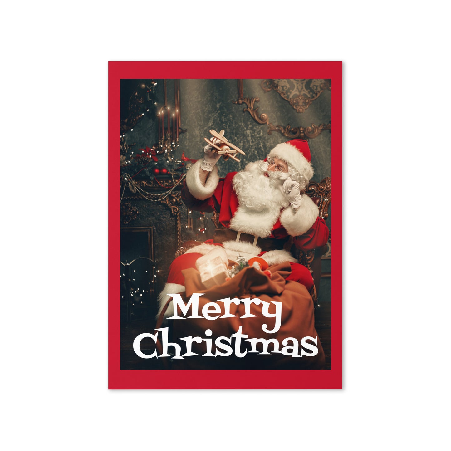 Santa 954 Signature Greeting card