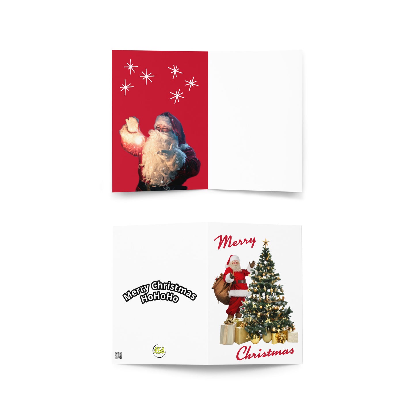 Merry Christmas Santa 954 Signature Greeting card