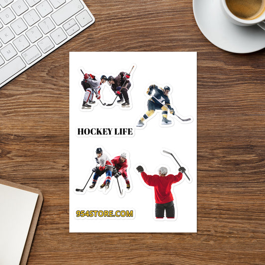 Hockey Players 954 Signature Sticker sheet