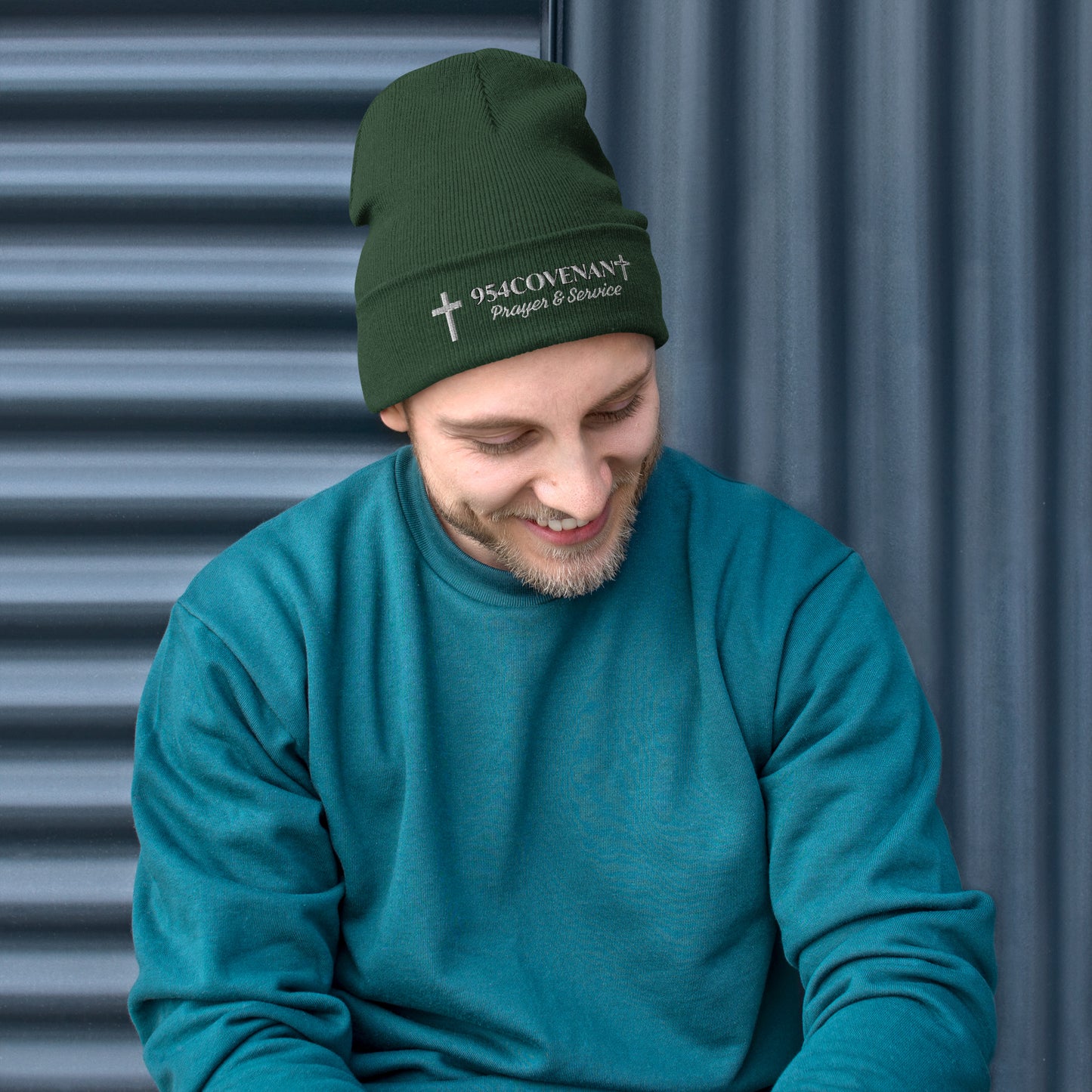 954 Covenant Embroidered Beanie