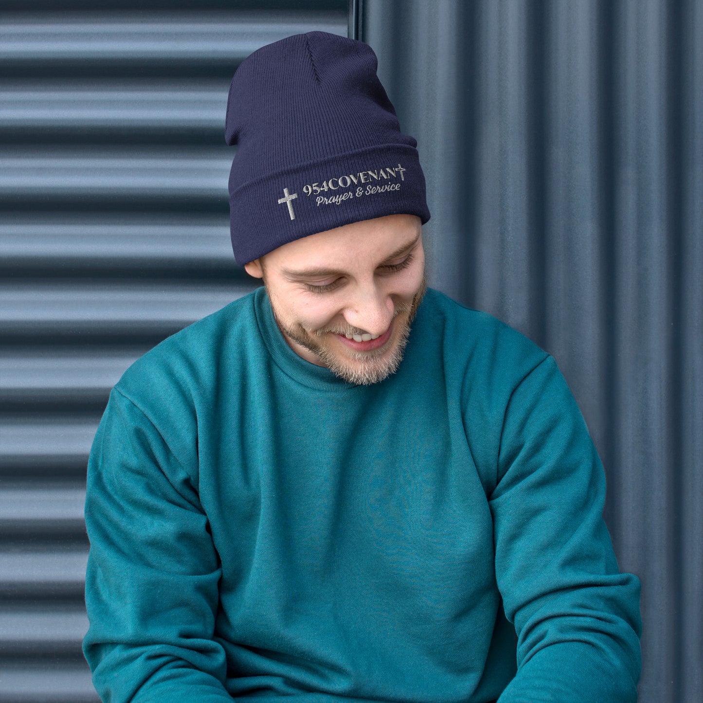 954 Covenant Embroidered Beanie