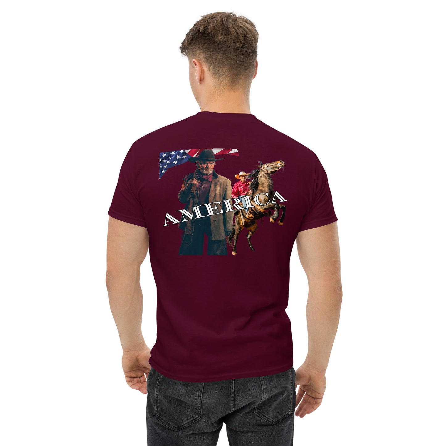 America Cowboy 954 Signature Men's classic tee