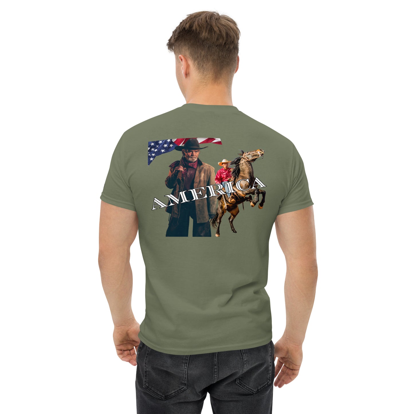 America Cowboy 954 Signature Men's classic tee