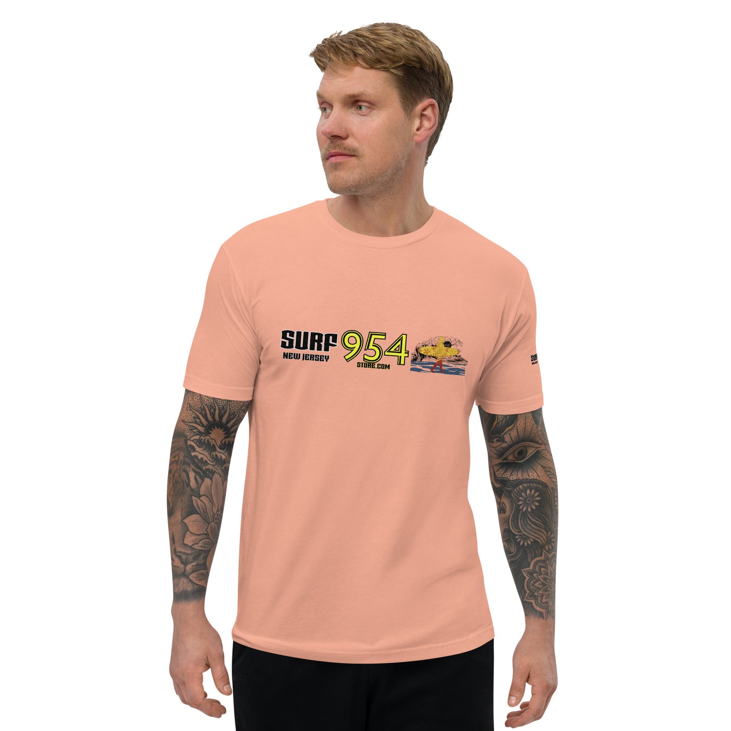 Surf NJ Back Letter 954 Signature Short Sleeve T-shirt