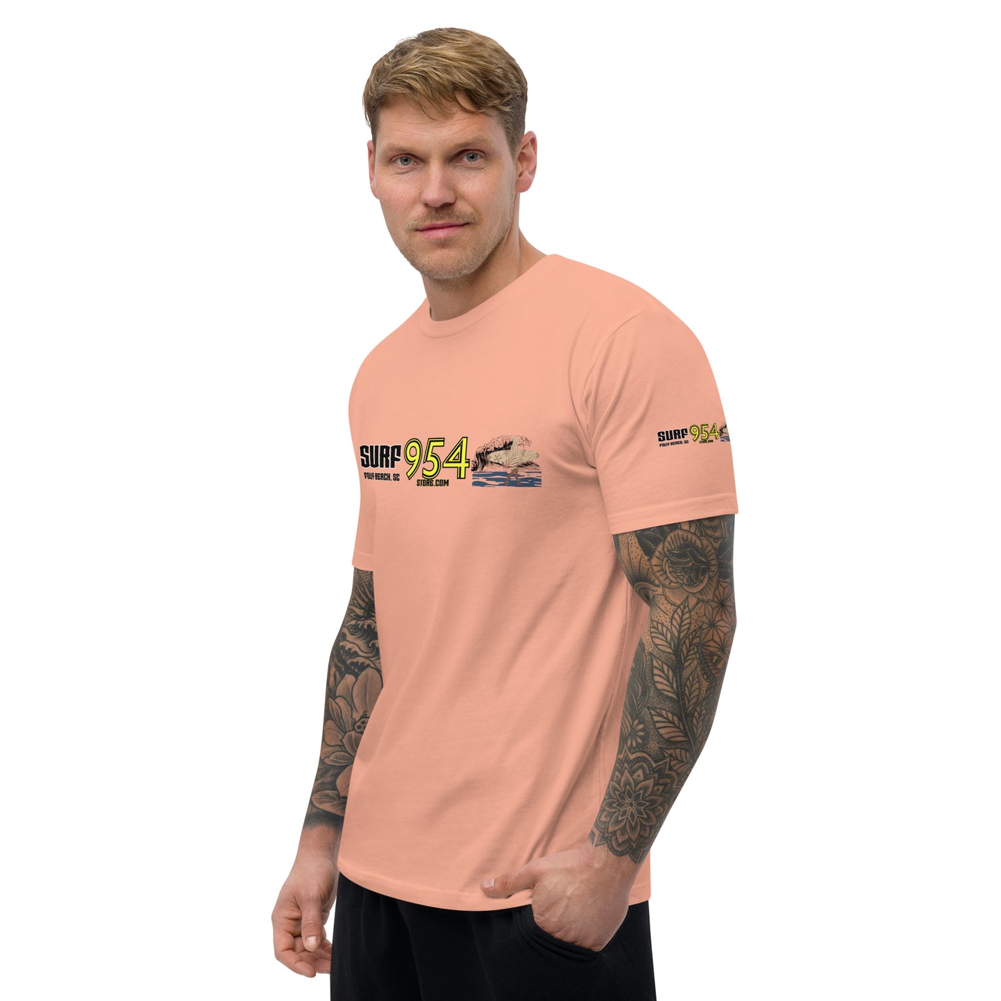 Surf Folly Beach 954 Signature Short Sleeve T-shirt