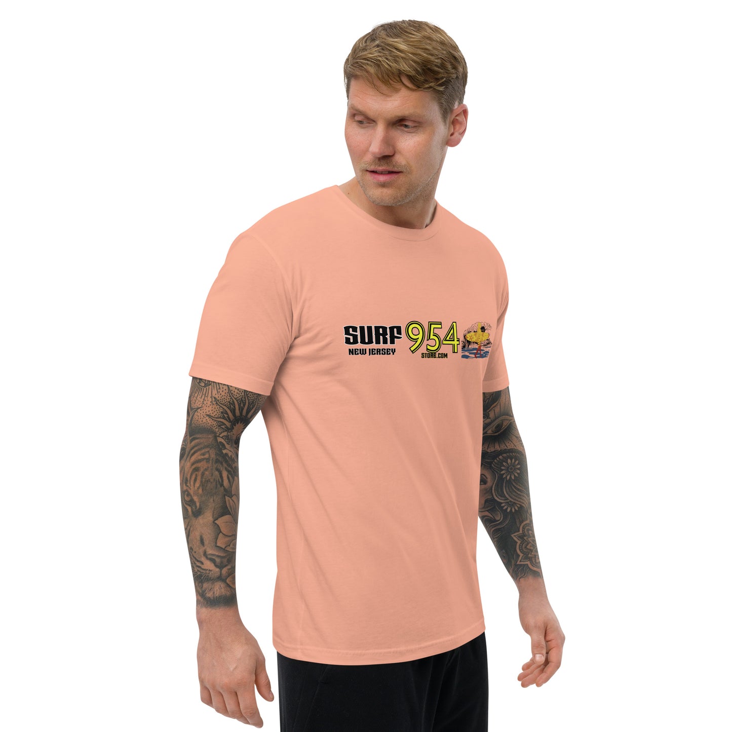 Surf NJ Back Letter 954 Signature Short Sleeve T-shirt