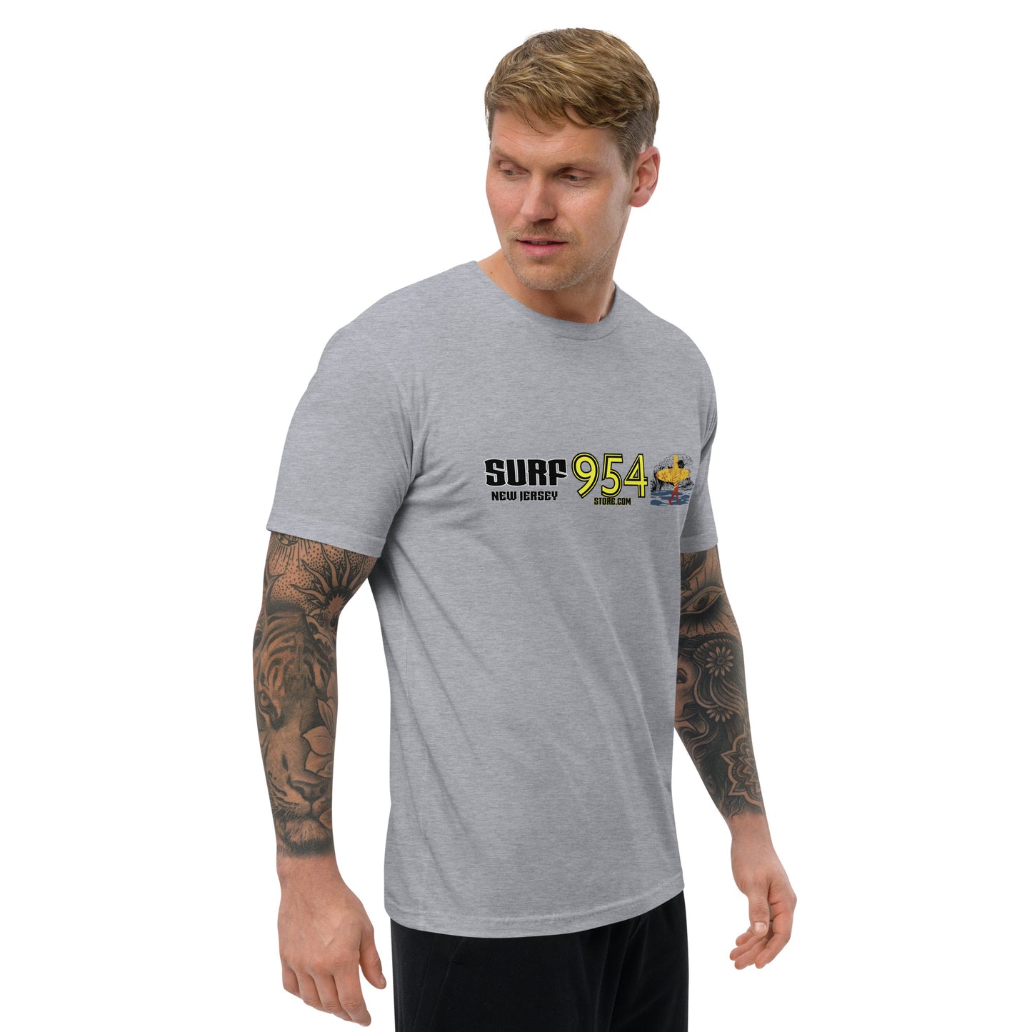 Surf NJ Back Letter 954 Signature Short Sleeve T-shirt