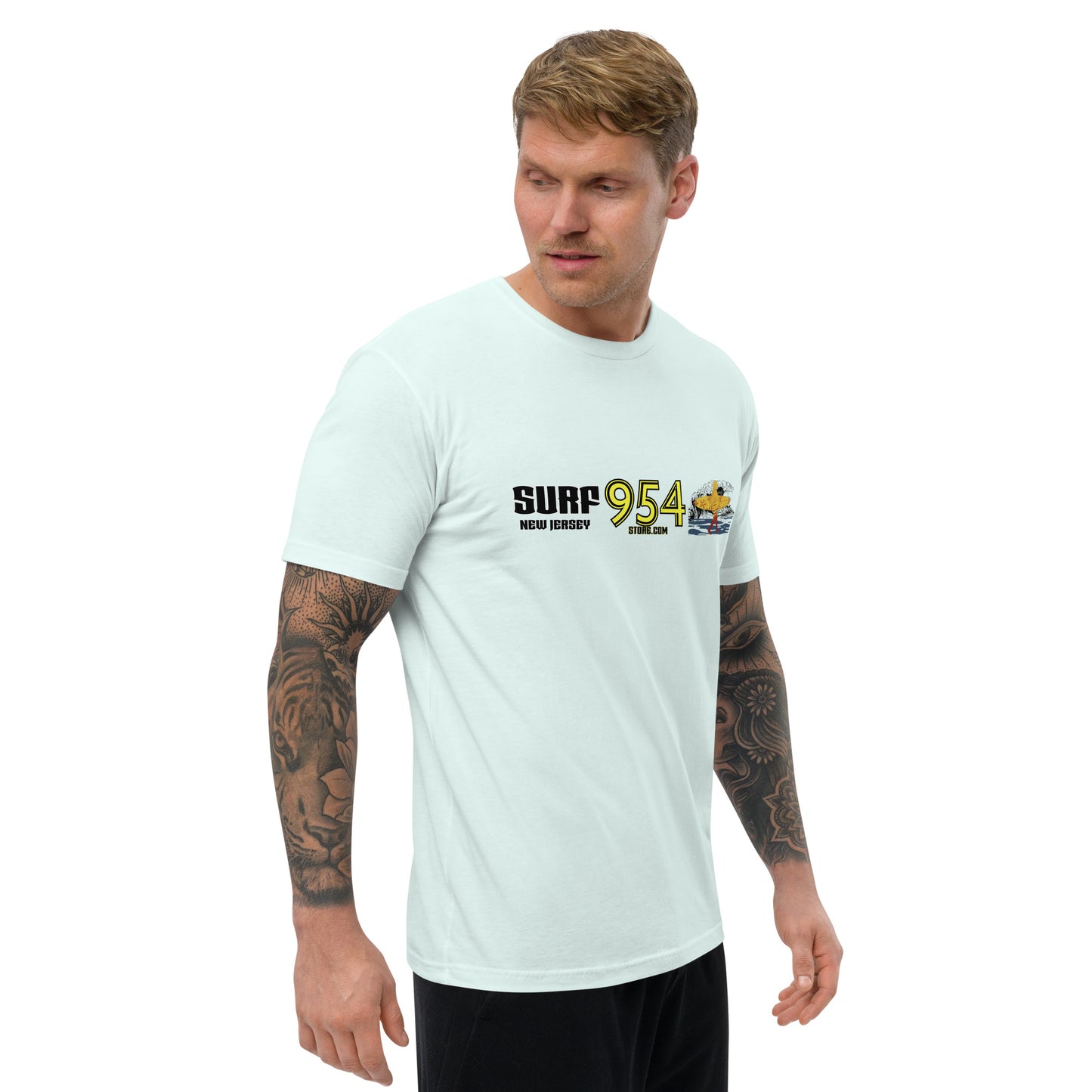 Surf NJ Back Letter 954 Signature Short Sleeve T-shirt