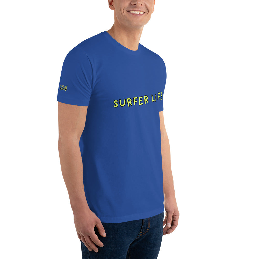 Sufer LIfe Aerial 954 Signature Short Sleeve T-shirt