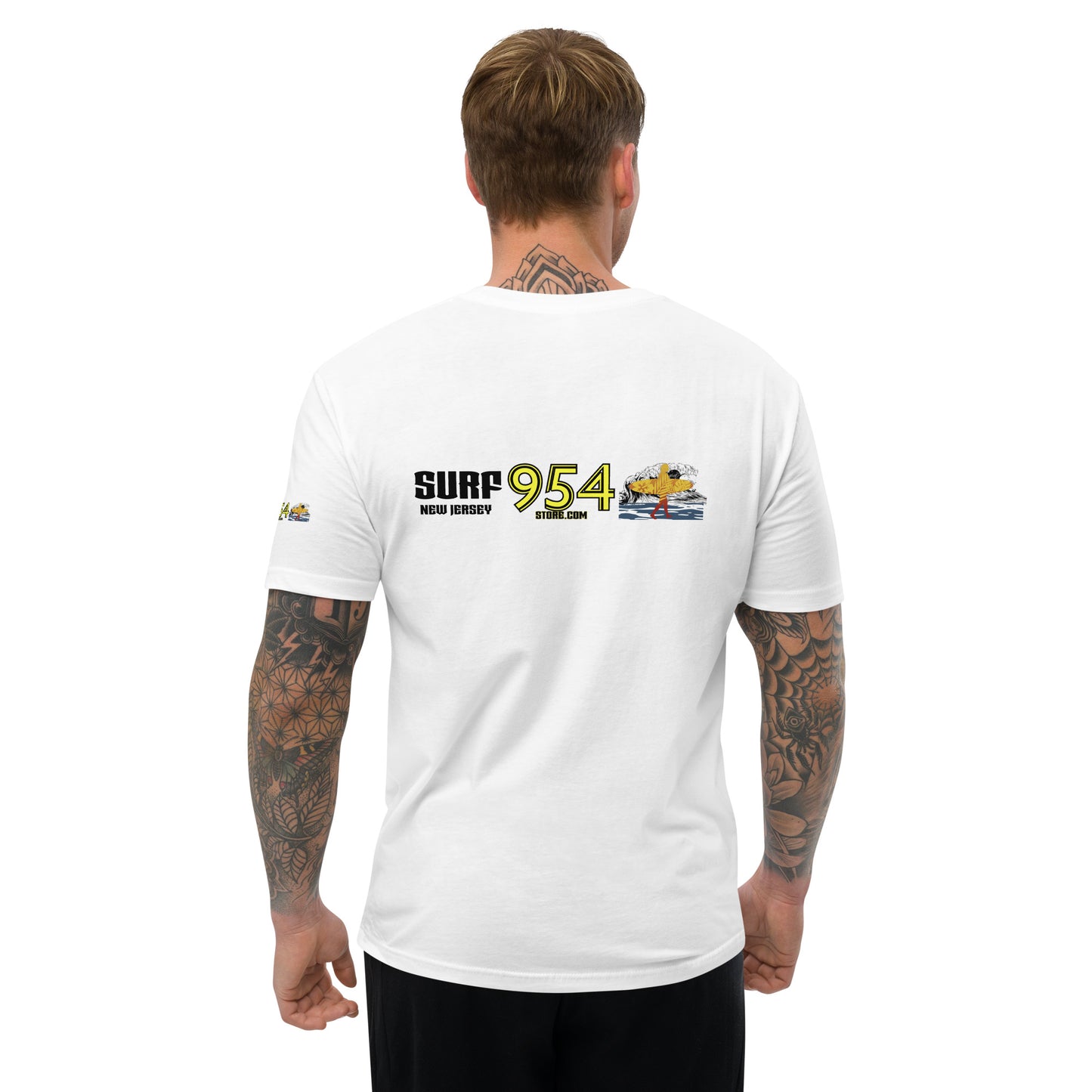 Surf NJ Back Letter 954 Signature Short Sleeve T-shirt