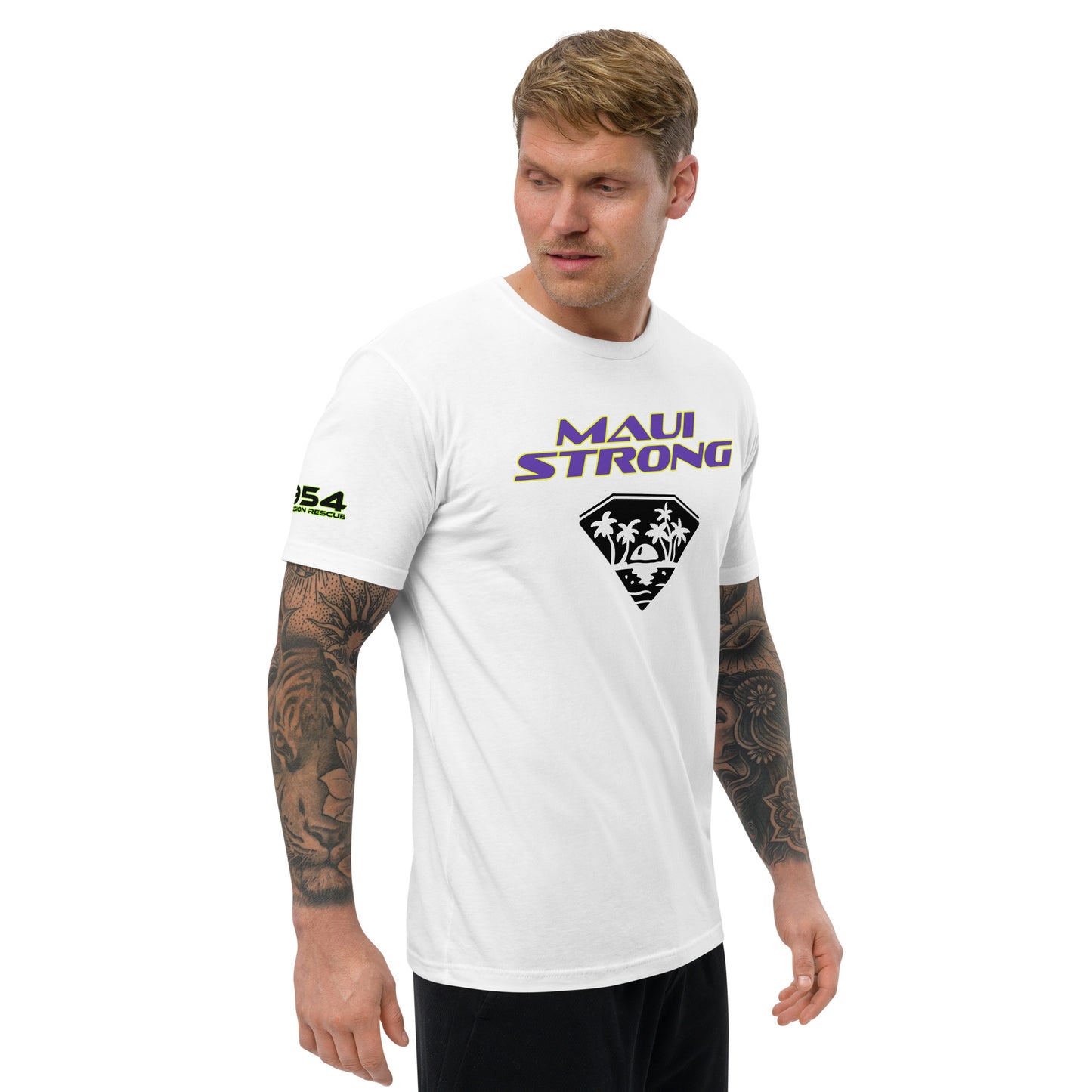 Maui Strong 954 Mission Rescue Short Sleeve T-shirt