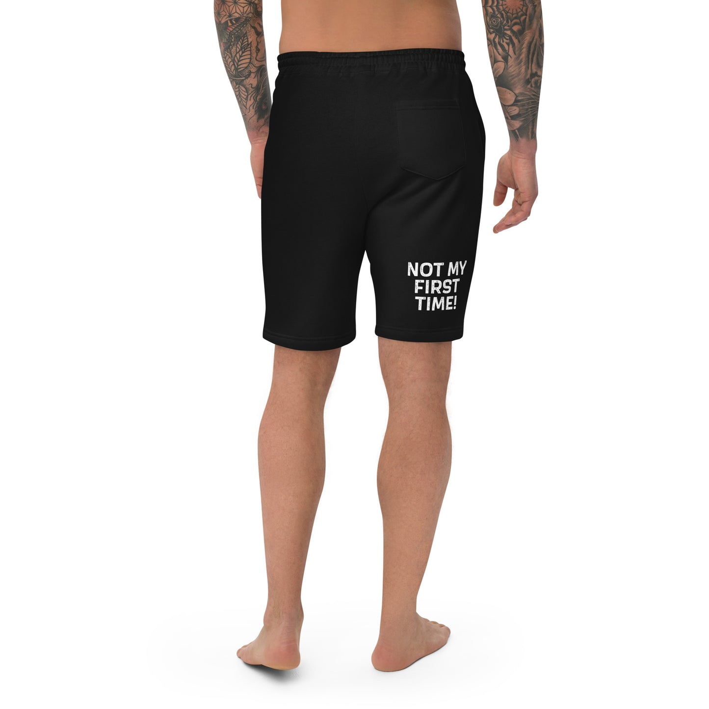 Not my first time 954 Signature Men's fleece shorts