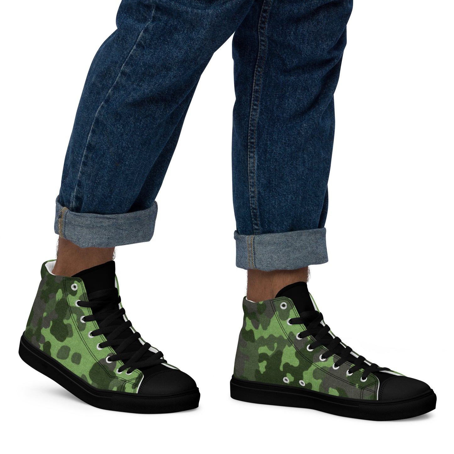 Woodland Camo 954 Signature Men’s high top canvas shoes