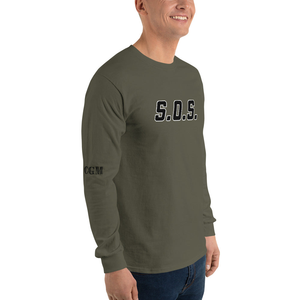 S.O.S. Whisky 954 Siganture Men’s Long Sleeve Shirt