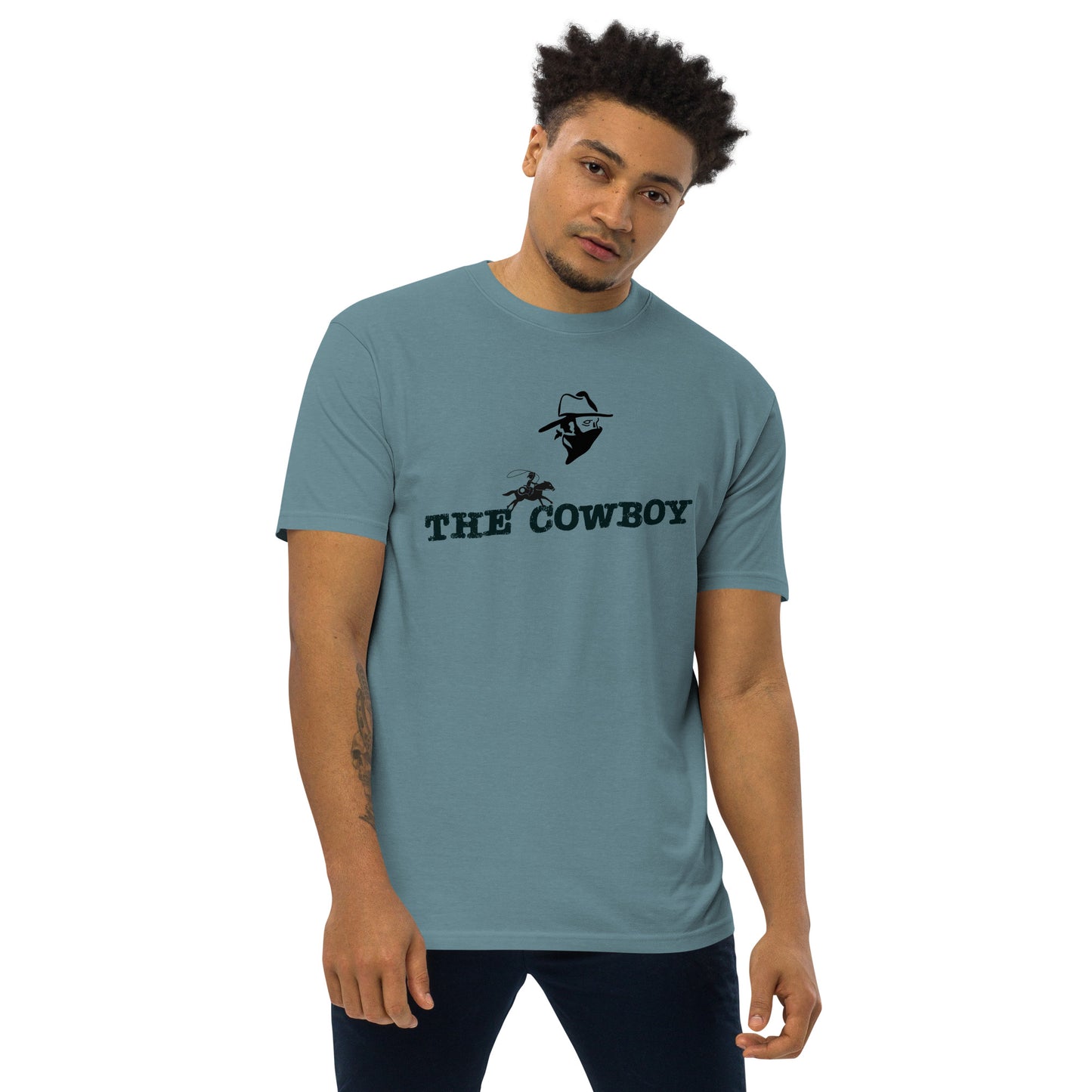 The Cowboy 954 Signature Men’s premium heavyweight tee