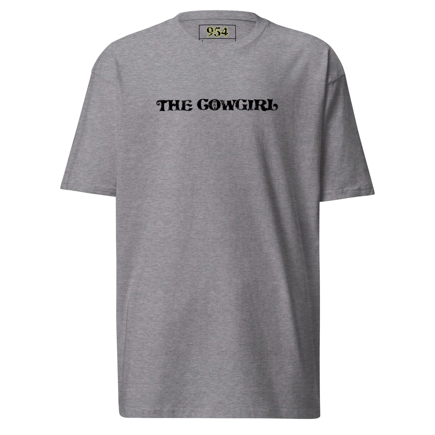 The Cowgirl 954 Signature Men’s premium heavyweight tee