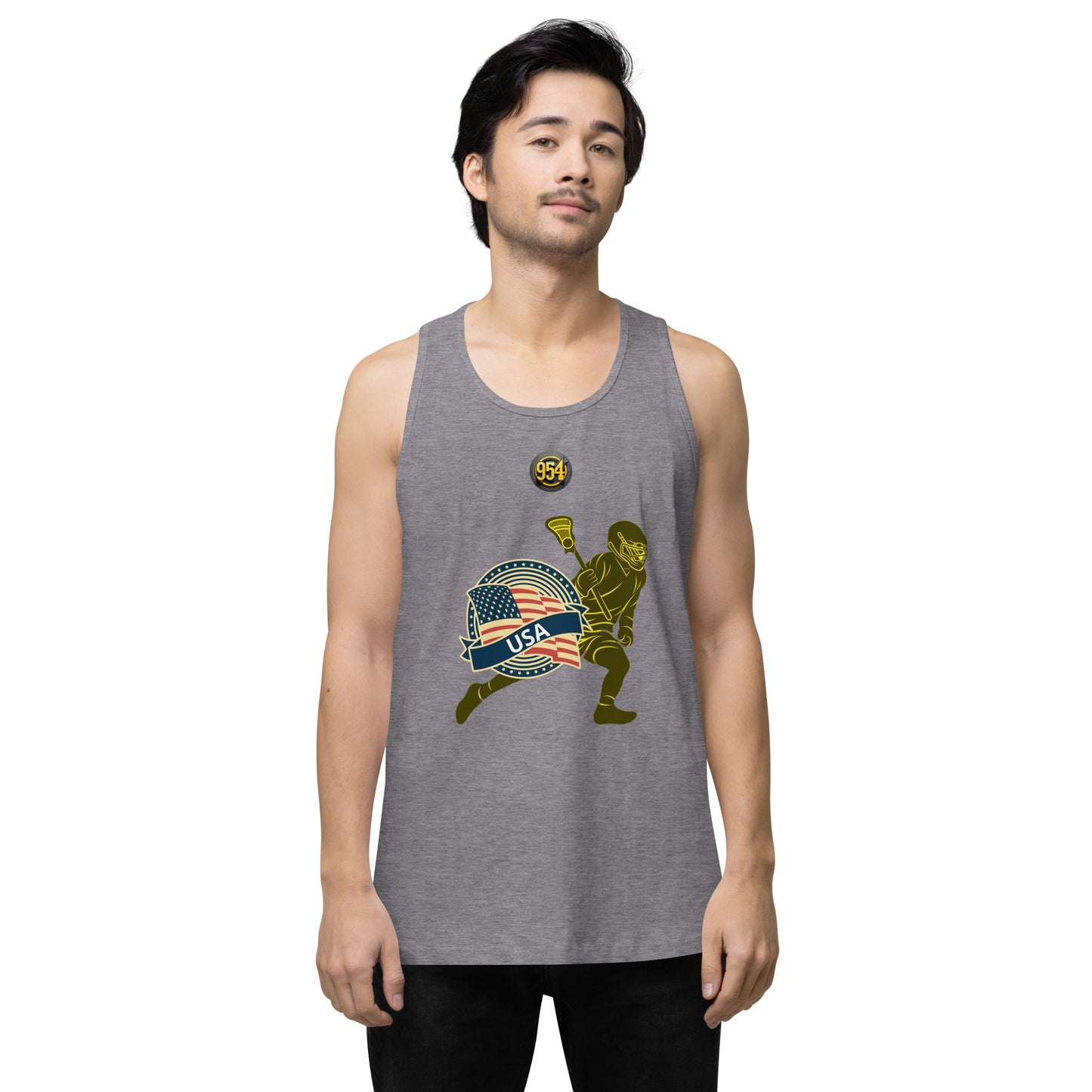 Lacrosse 954 Signature Men’s premium tank top