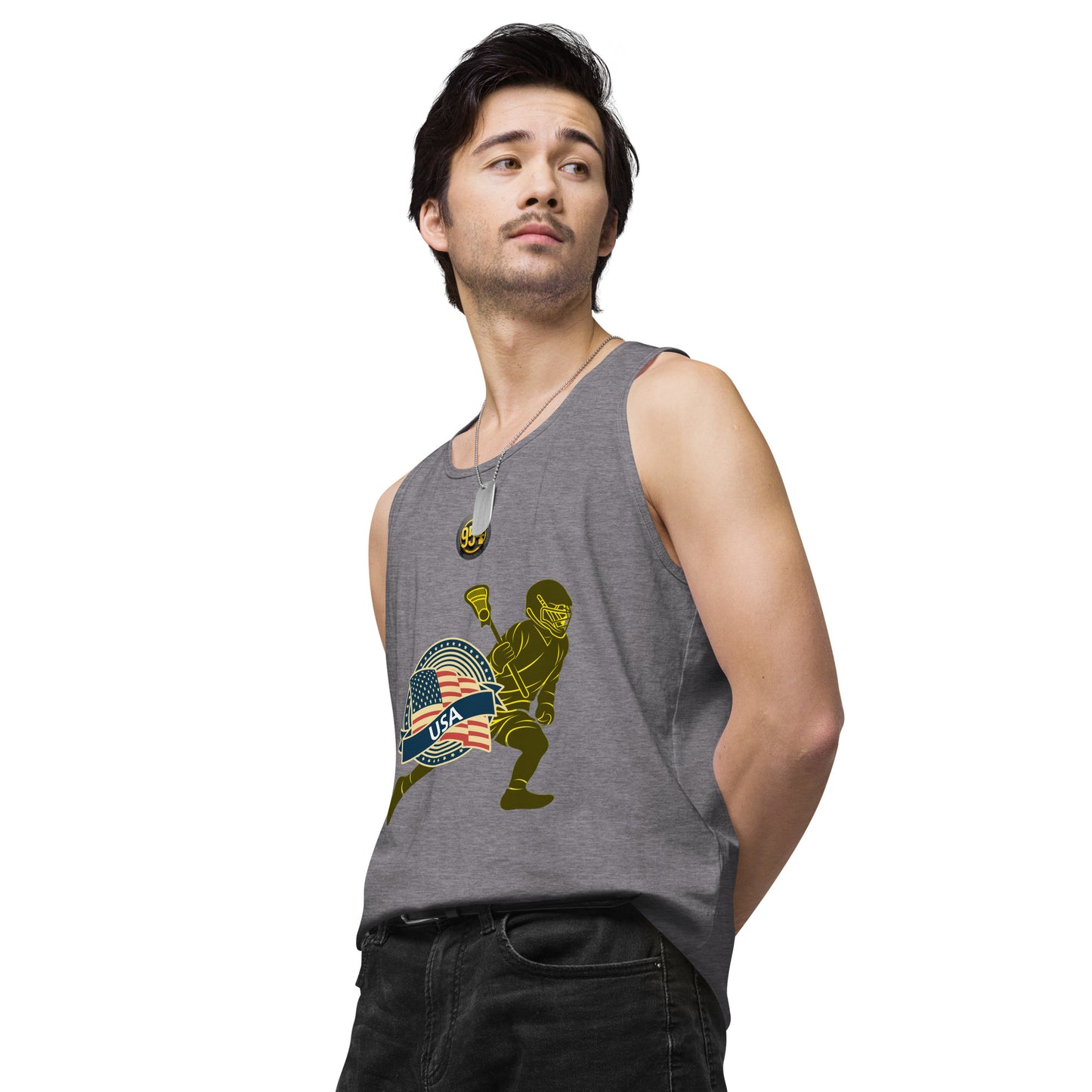 Lacrosse 954 Signature Men’s premium tank top