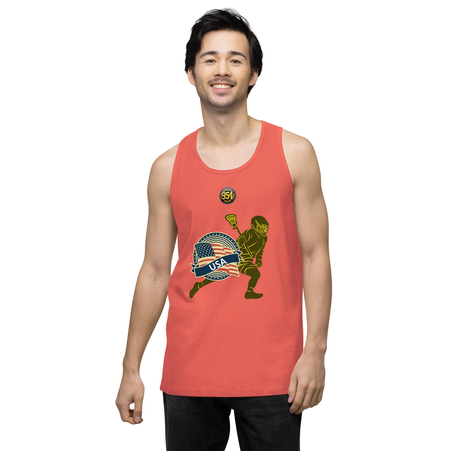 Lacrosse 954 Signature Men’s premium tank top