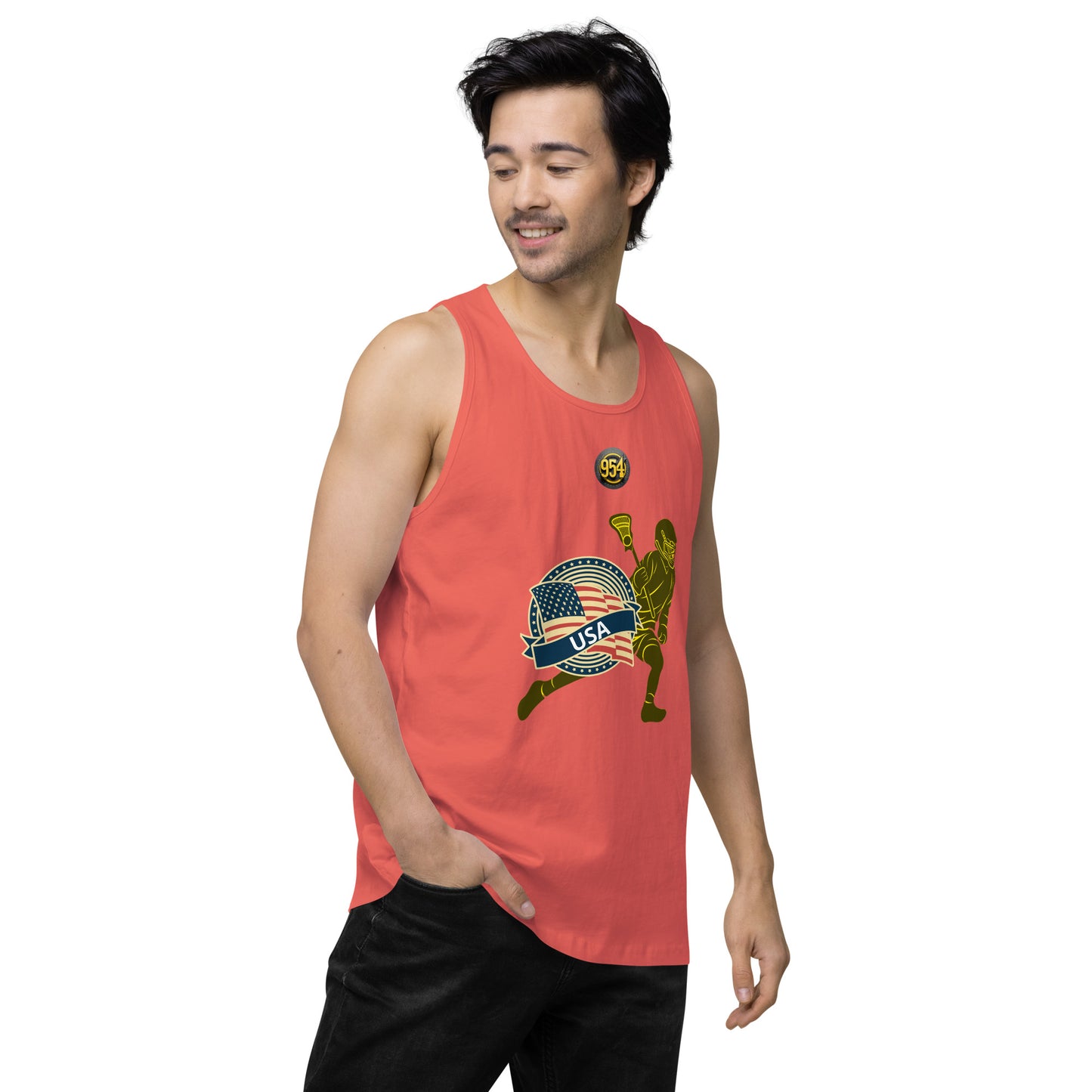 Lacrosse 954 Signature Men’s premium tank top