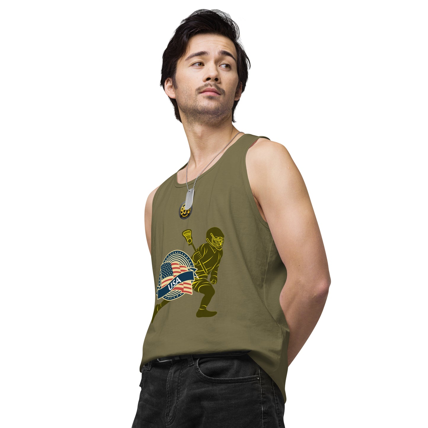 Lacrosse 954 Signature Men’s premium tank top