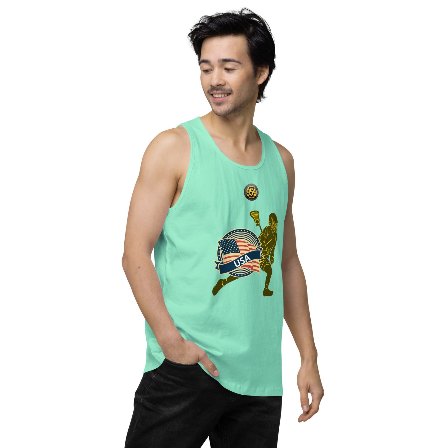 Lacrosse 954 Signature Men’s premium tank top