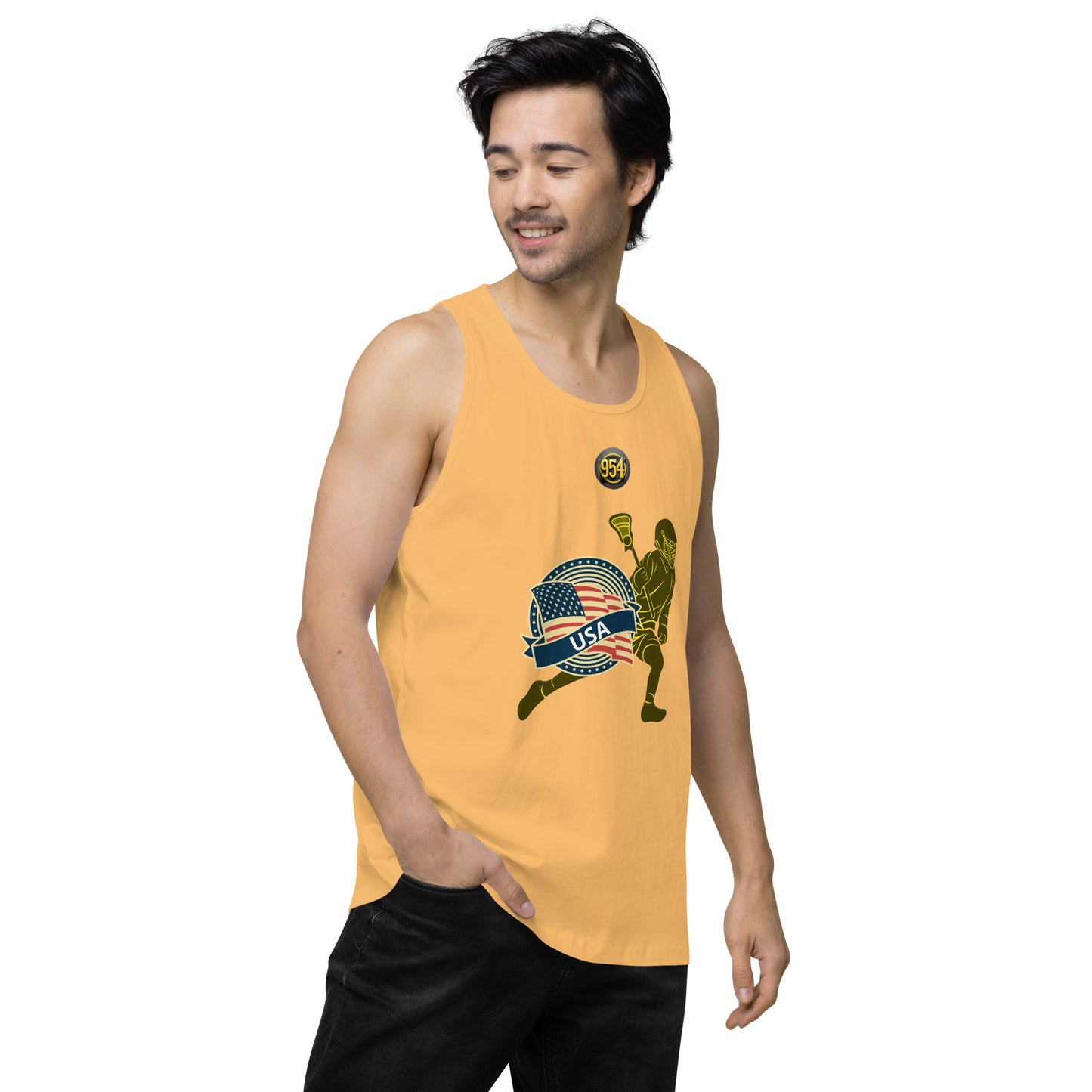 Lacrosse 954 Signature Men’s premium tank top