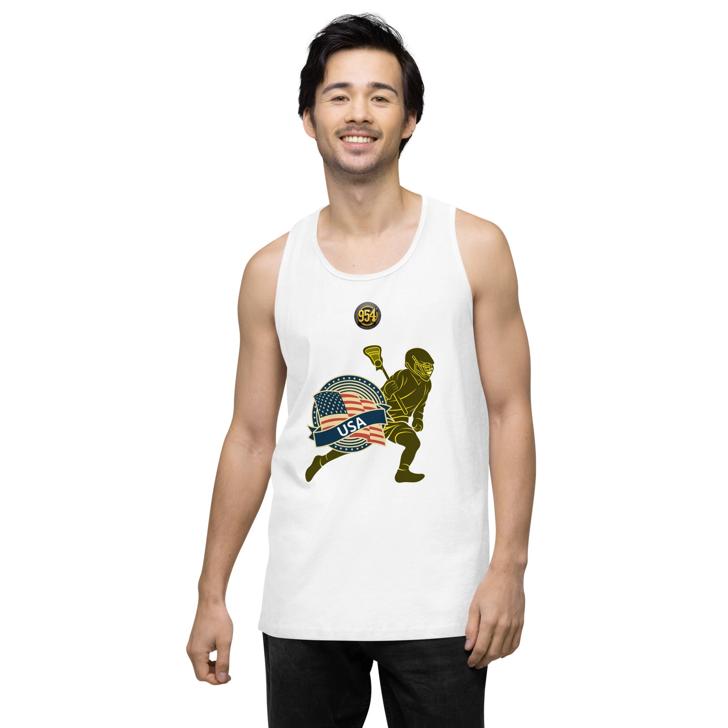 Lacrosse 954 Signature Men’s premium tank top