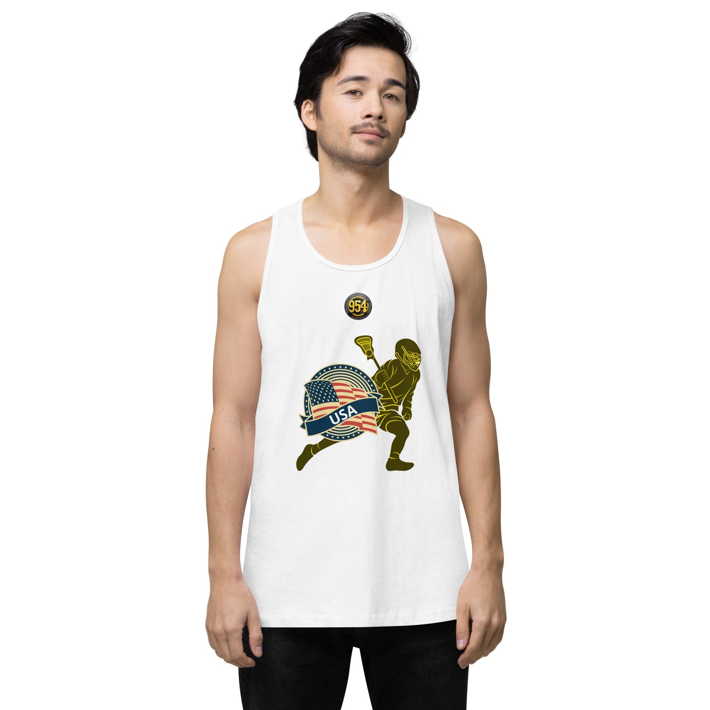 Lacrosse 954 Signature Men’s premium tank top