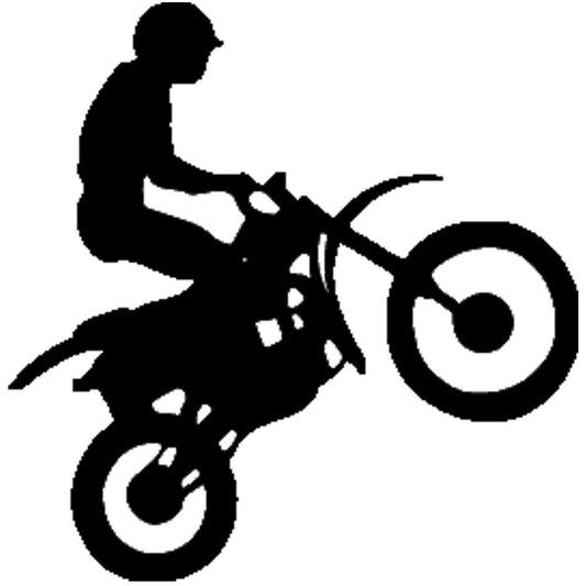 Motocross Silhouette Wall Decal (3 Sizes Available)